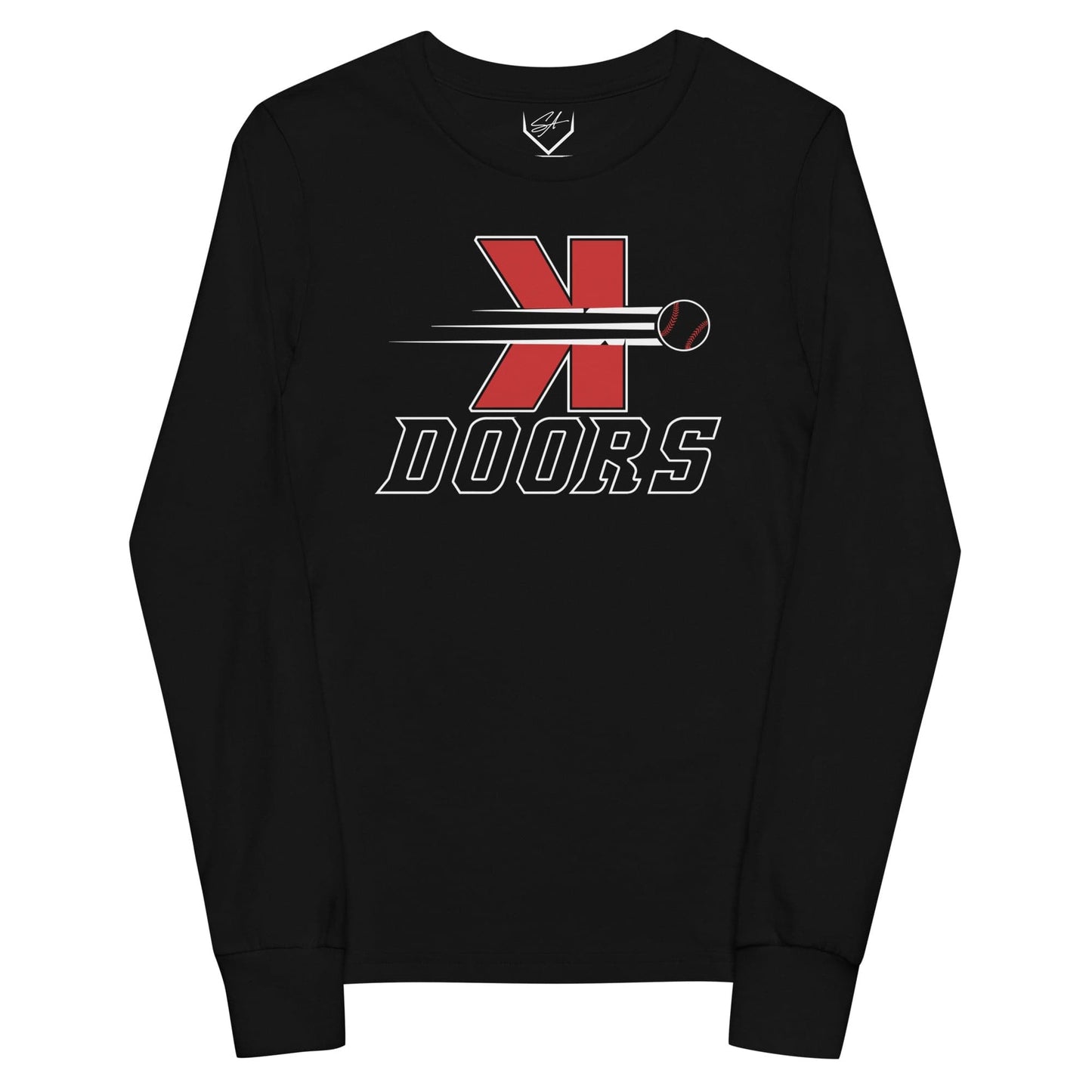 SA Apparel Youth Long Sleeve Black / S Doors - Youth Long Sleeve