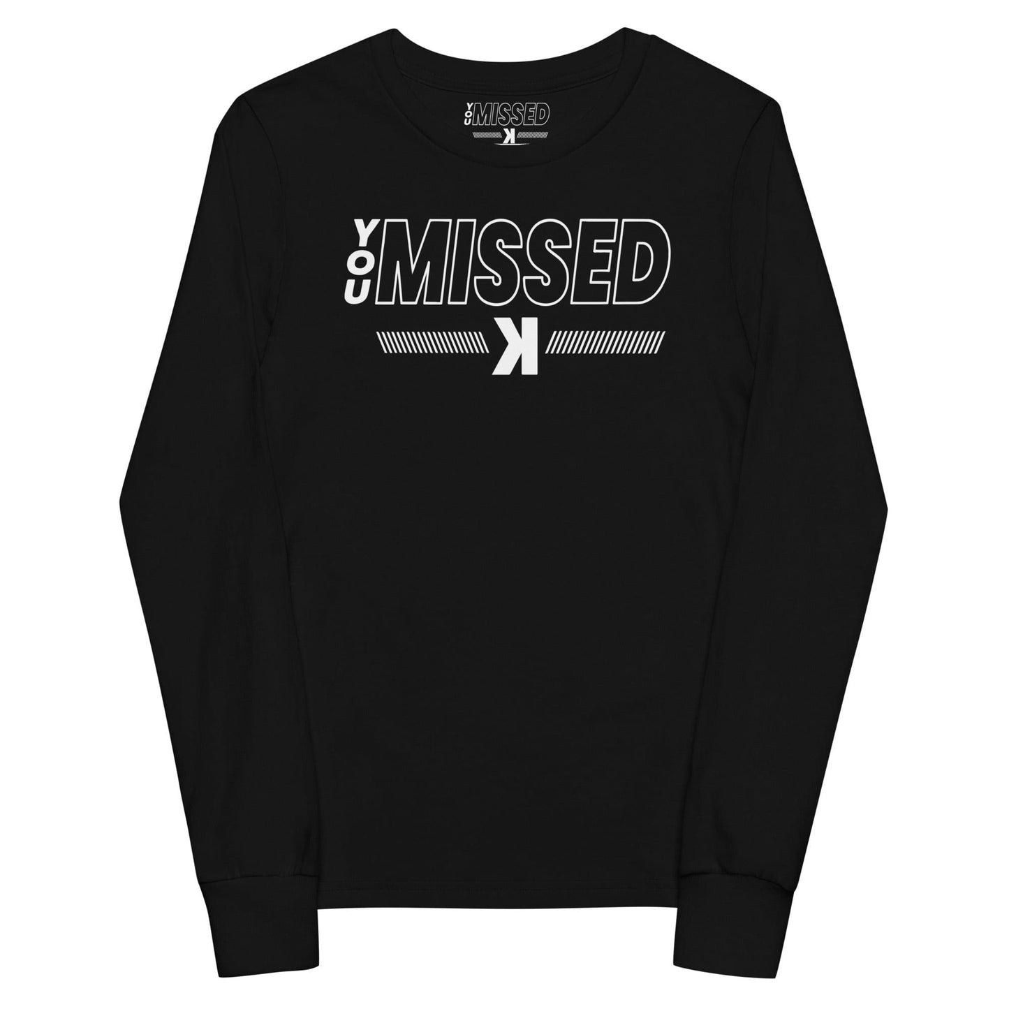 SA Apparel Youth Long Sleeve Black / S You Missed - Youth Long Sleeve