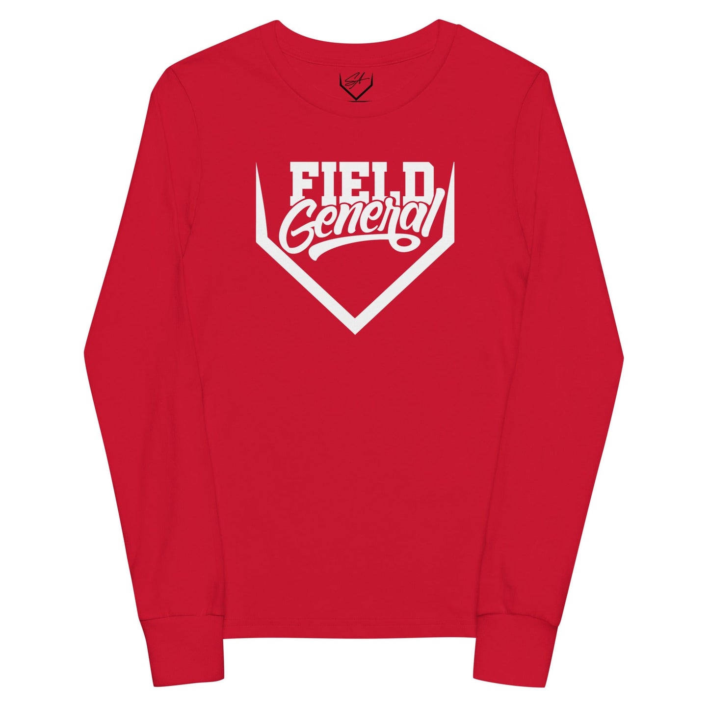 SA Apparel Youth Long Sleeve Red / S Field General - Youth Long Sleeve