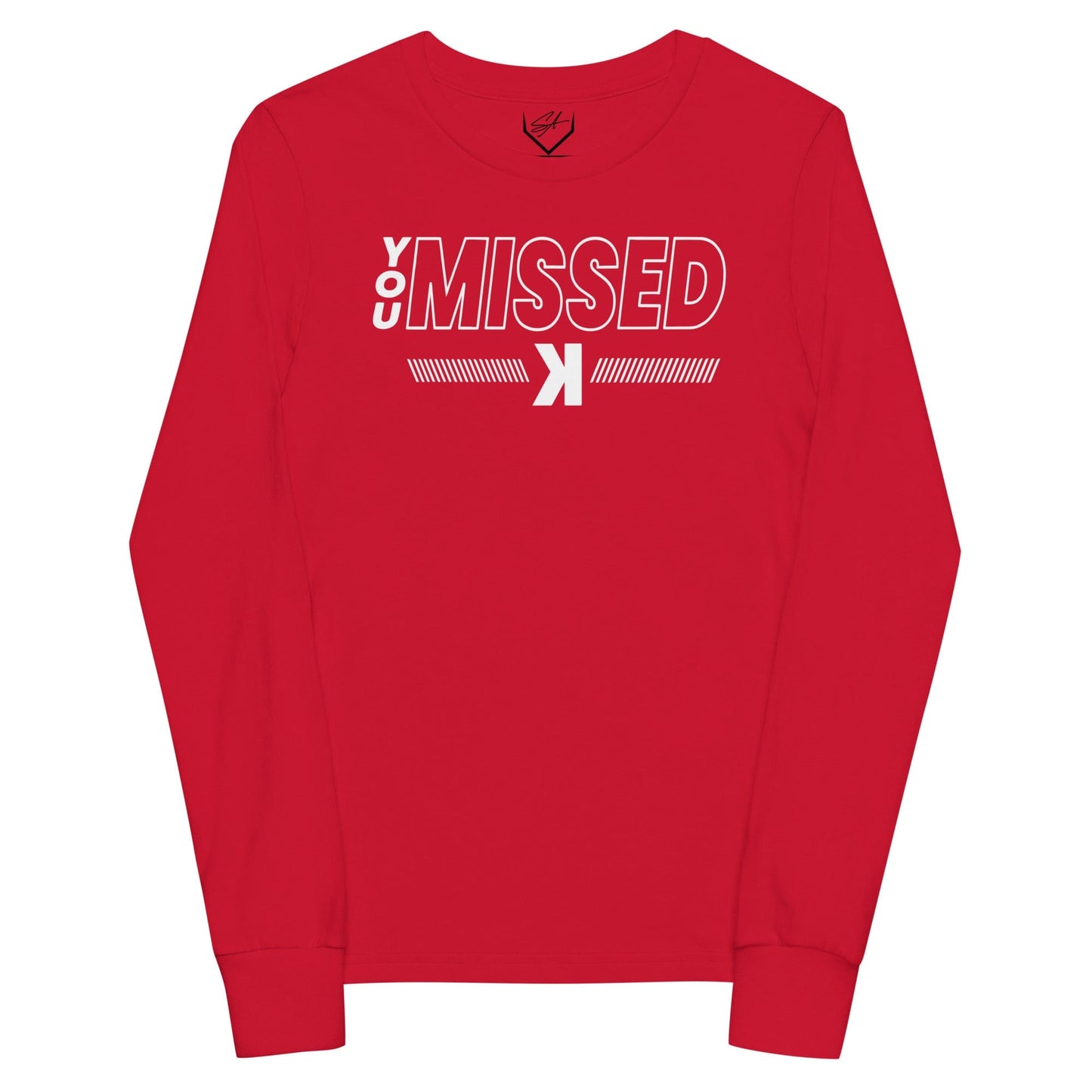 SA Apparel Youth Long Sleeve Red / S You Missed - Youth Long Sleeve