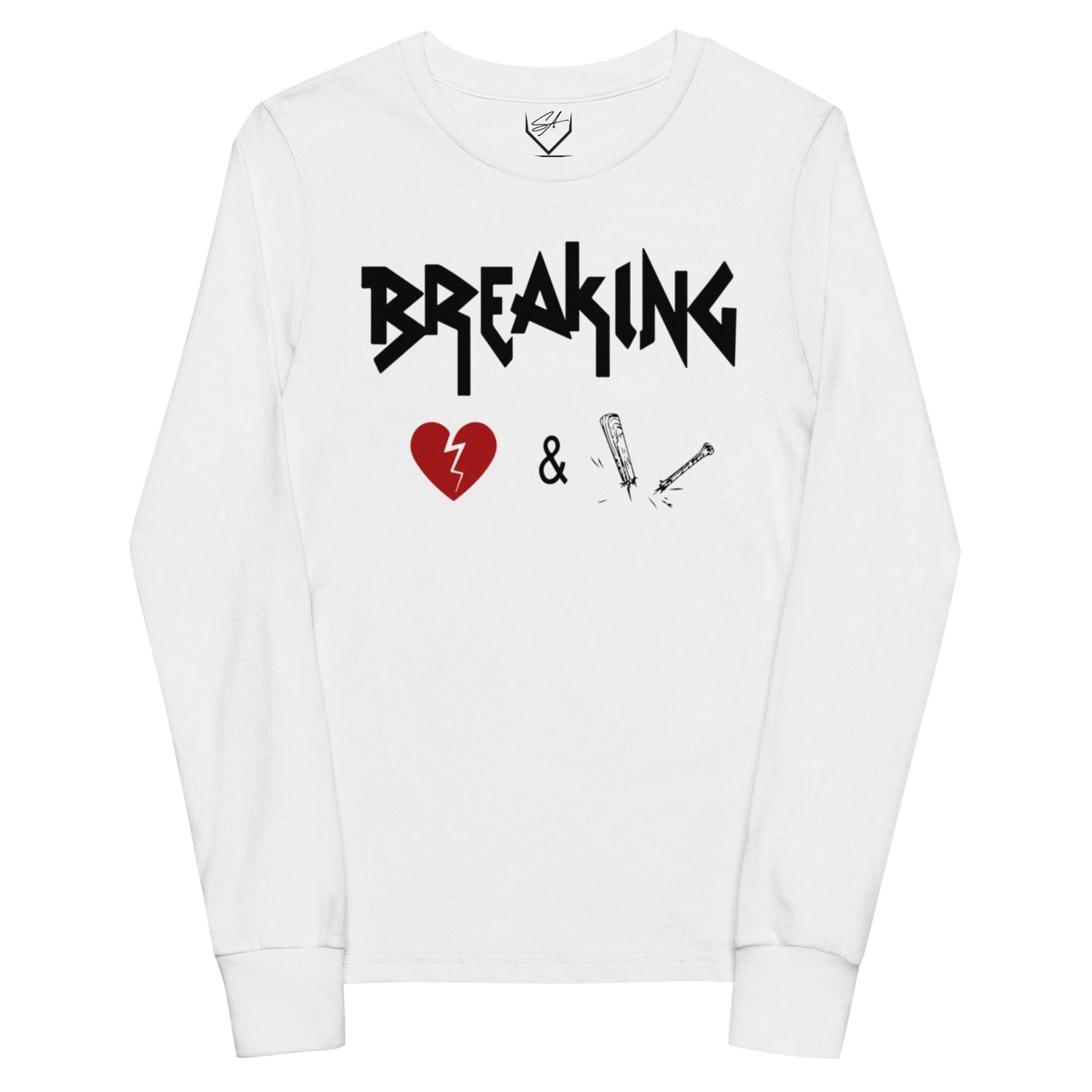 Breaking Hearts And Bats - Youth Long Sleeve