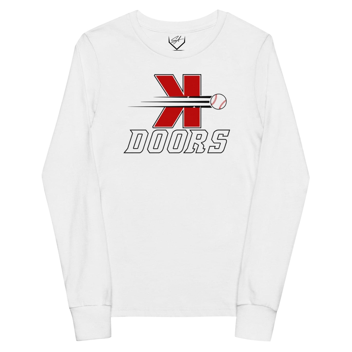 SA Apparel Youth Long Sleeve White / S Doors - Youth Long Sleeve