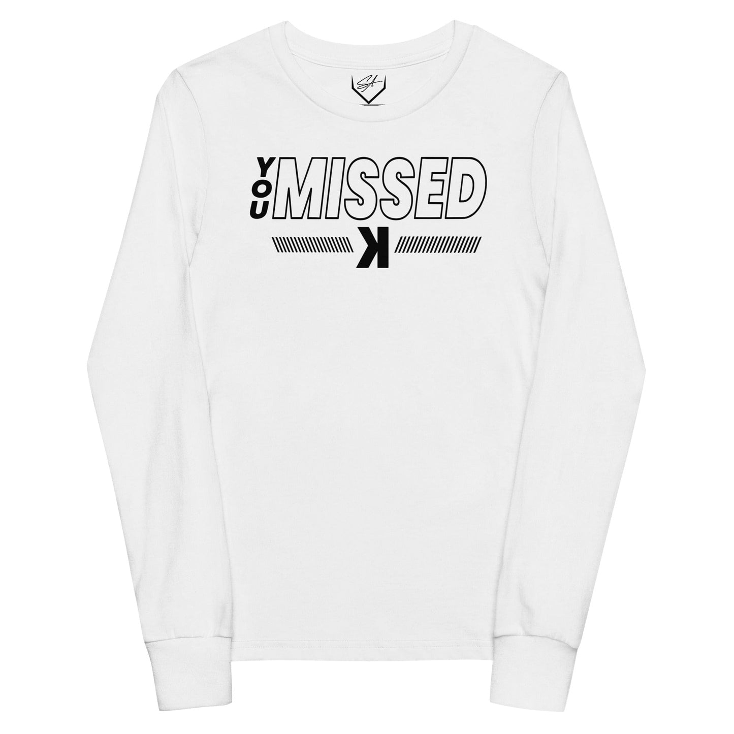 SA Apparel Youth Long Sleeve White / S You Missed - Youth Long Sleeve