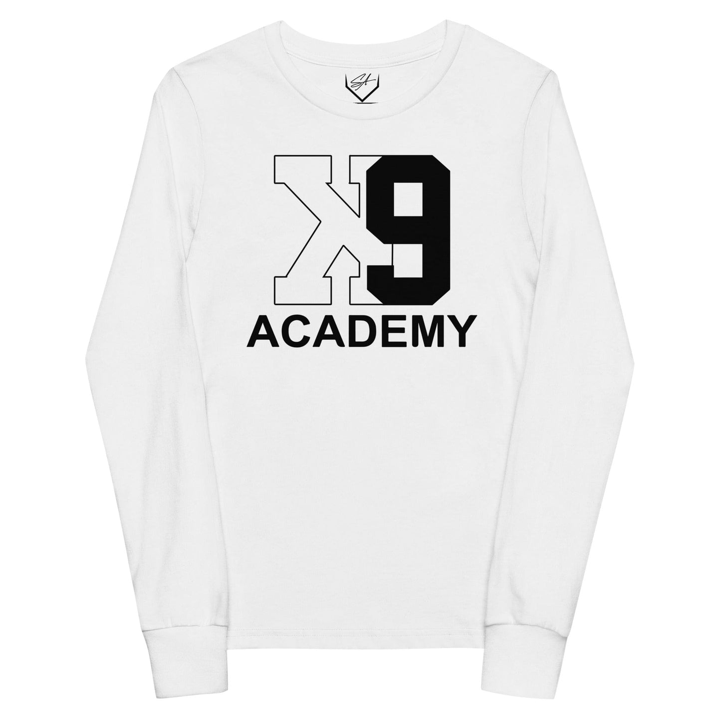 SA Apparel Youth Long Sleeve White / S K9 Academy - Youth Long Sleeve