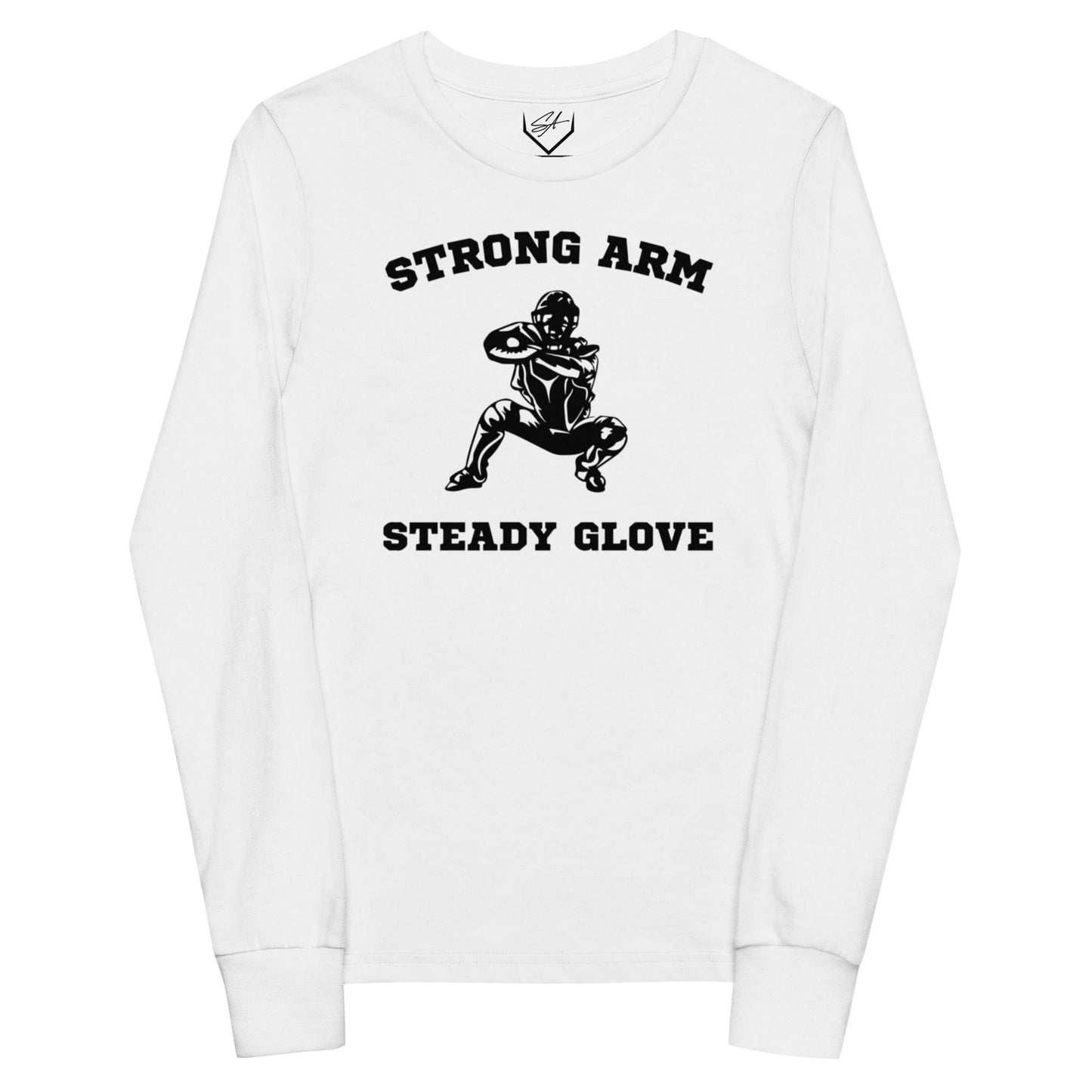 SA Apparel White / S Strong Arm, Steady Glove - Youth Long Sleeve