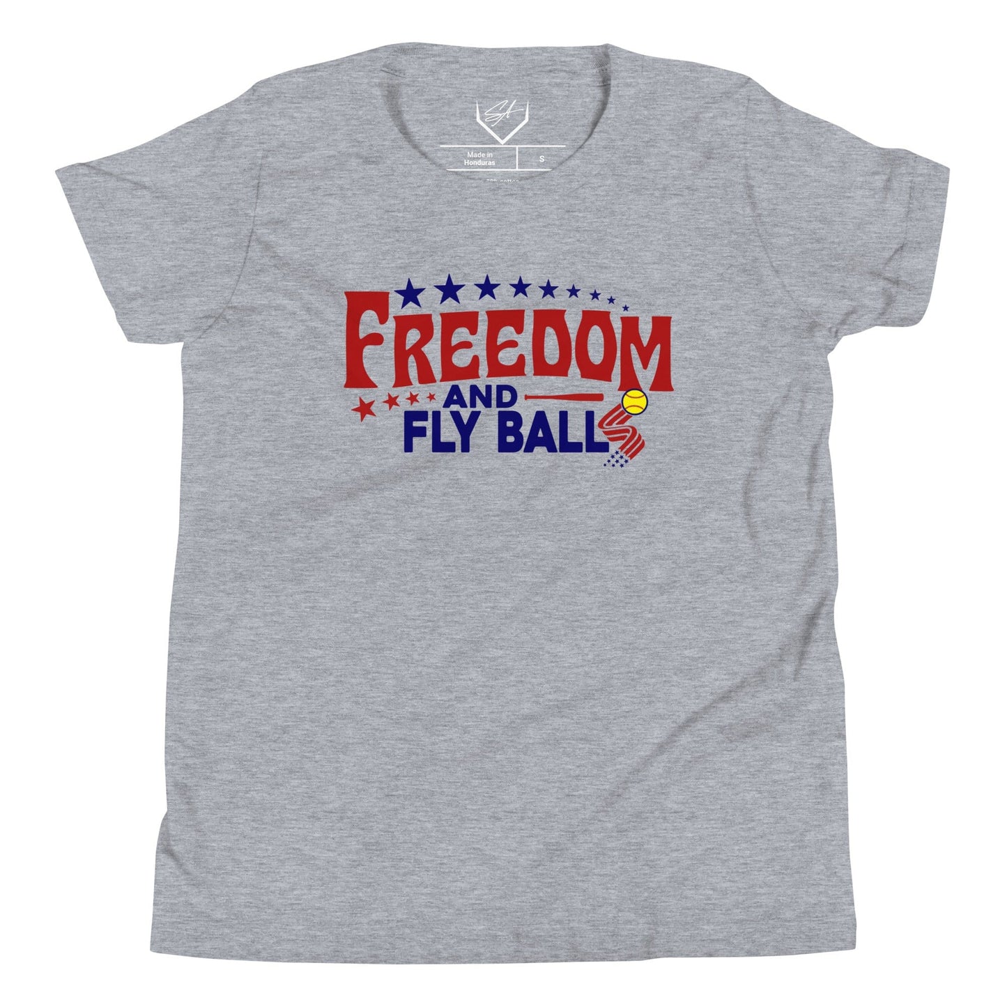 Freedom & Fly Balls Softball - Youth Tee