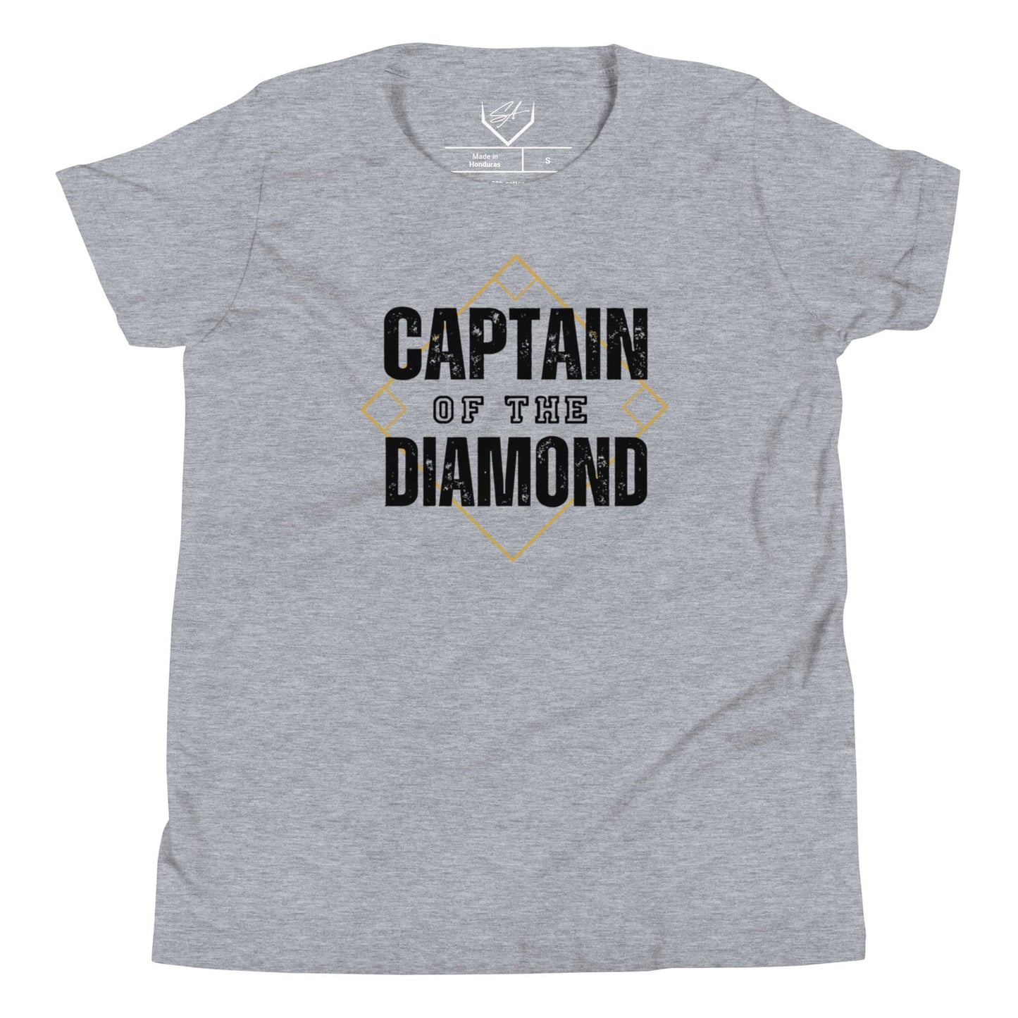 SA Apparel Youth Tee Athletic Heather / S Captain Of The Diamond - Youth Tee