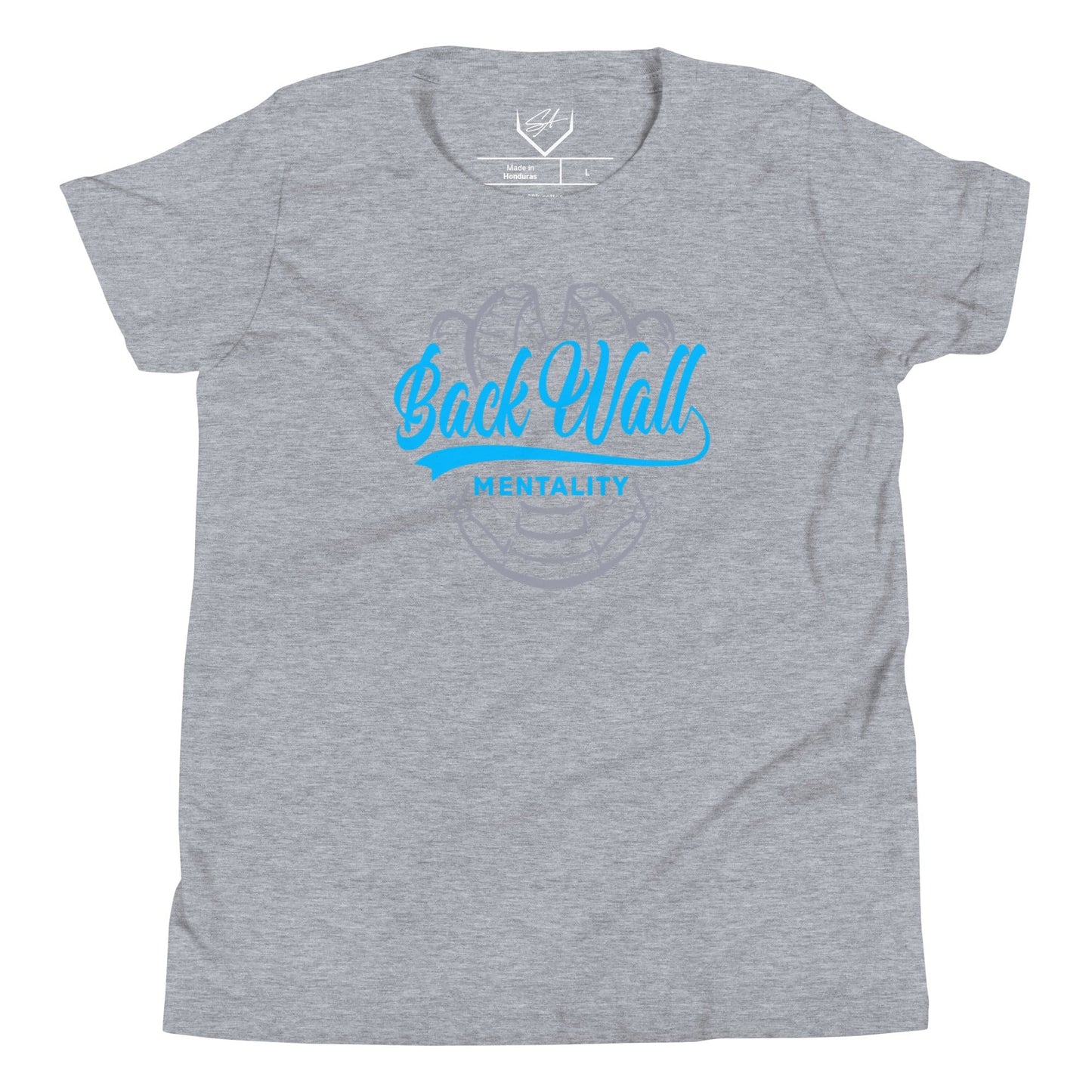 SA Apparel Youth Tee Light Grey / L Backwall Mentality Teal - Youth Tee