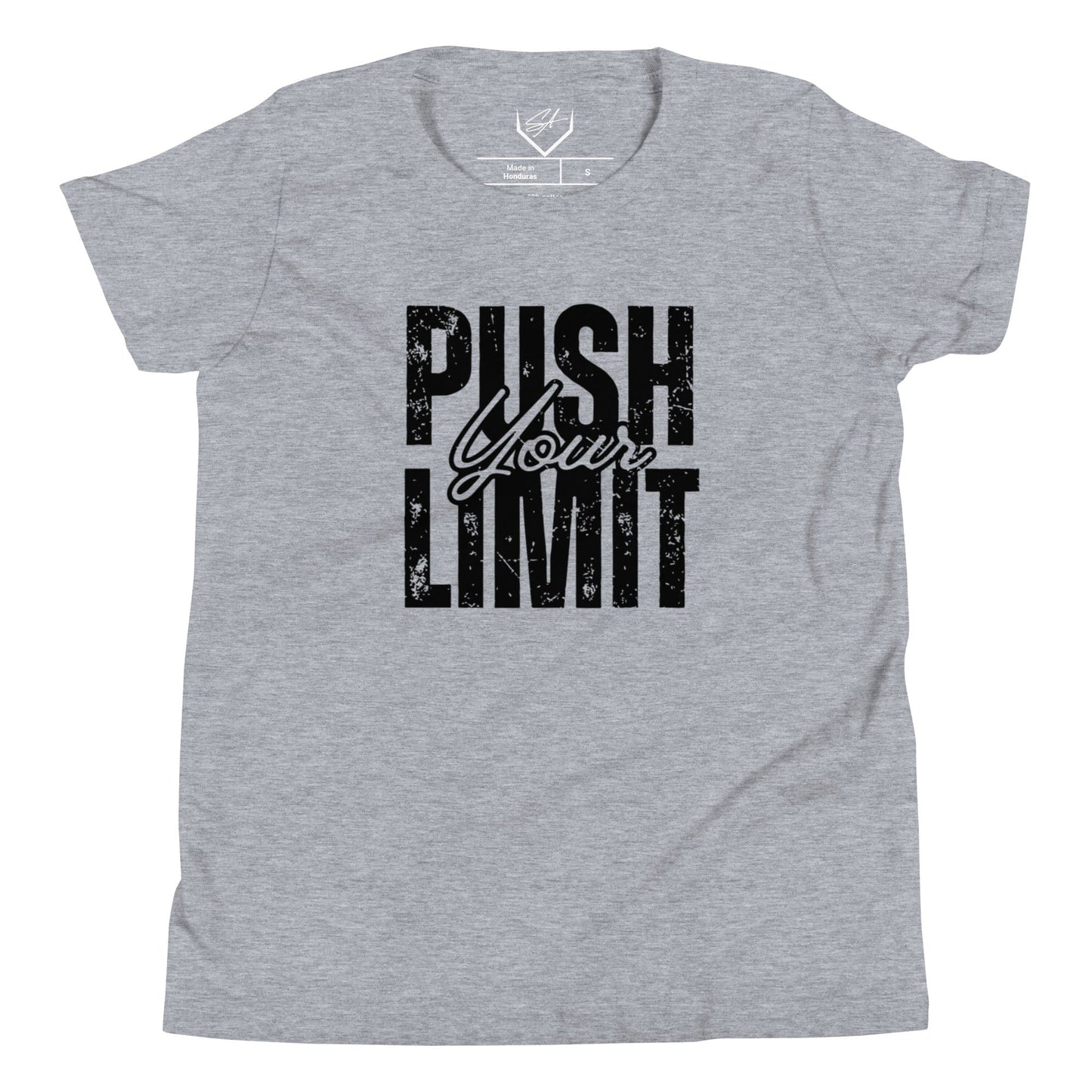 SA Apparel Youth Tee Light Grey / S Push Your Limit - Youth Tee