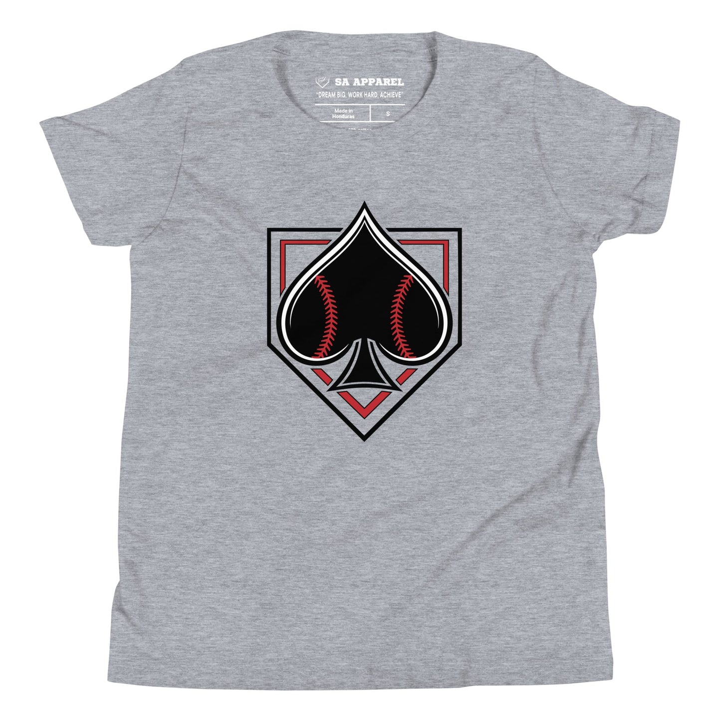 SA Apparel Youth Tee Light Grey / S / Soft Style/Cotton Diamond Ace - Youth Tee