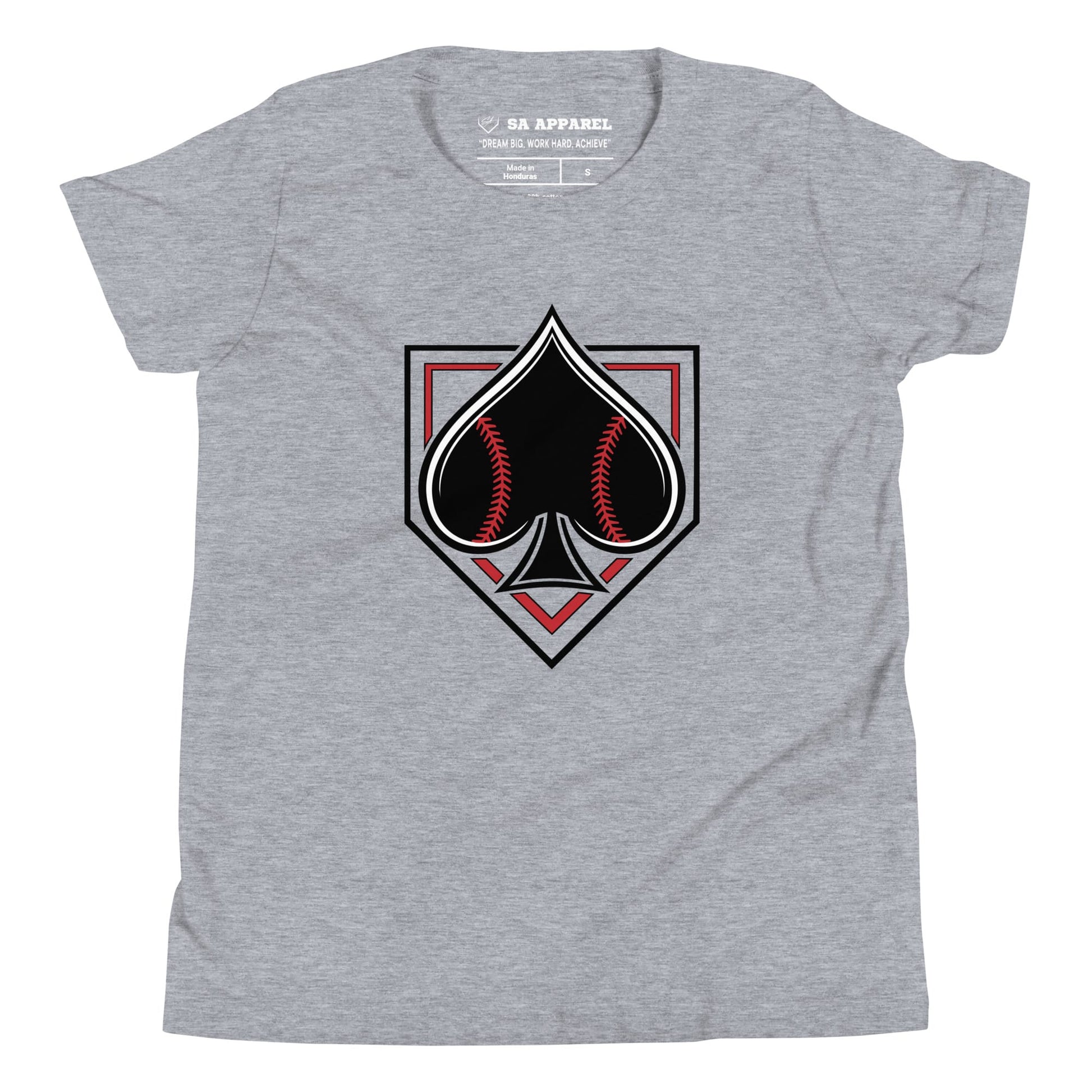 SA Apparel Youth Tee Light Grey / S / Soft Style/Cotton Diamond Ace - Youth Tee