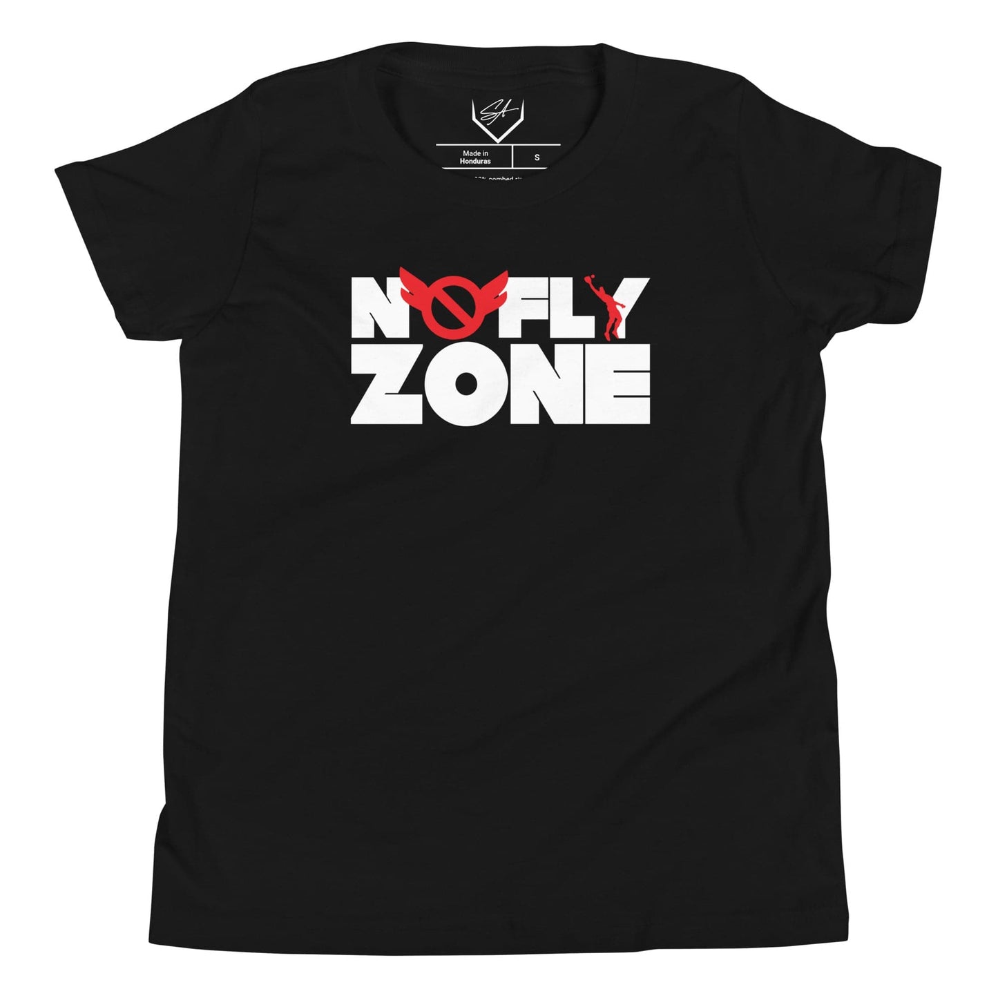 SA Apparel T-Shirt Black / S No Fly Zone - Youth Tee