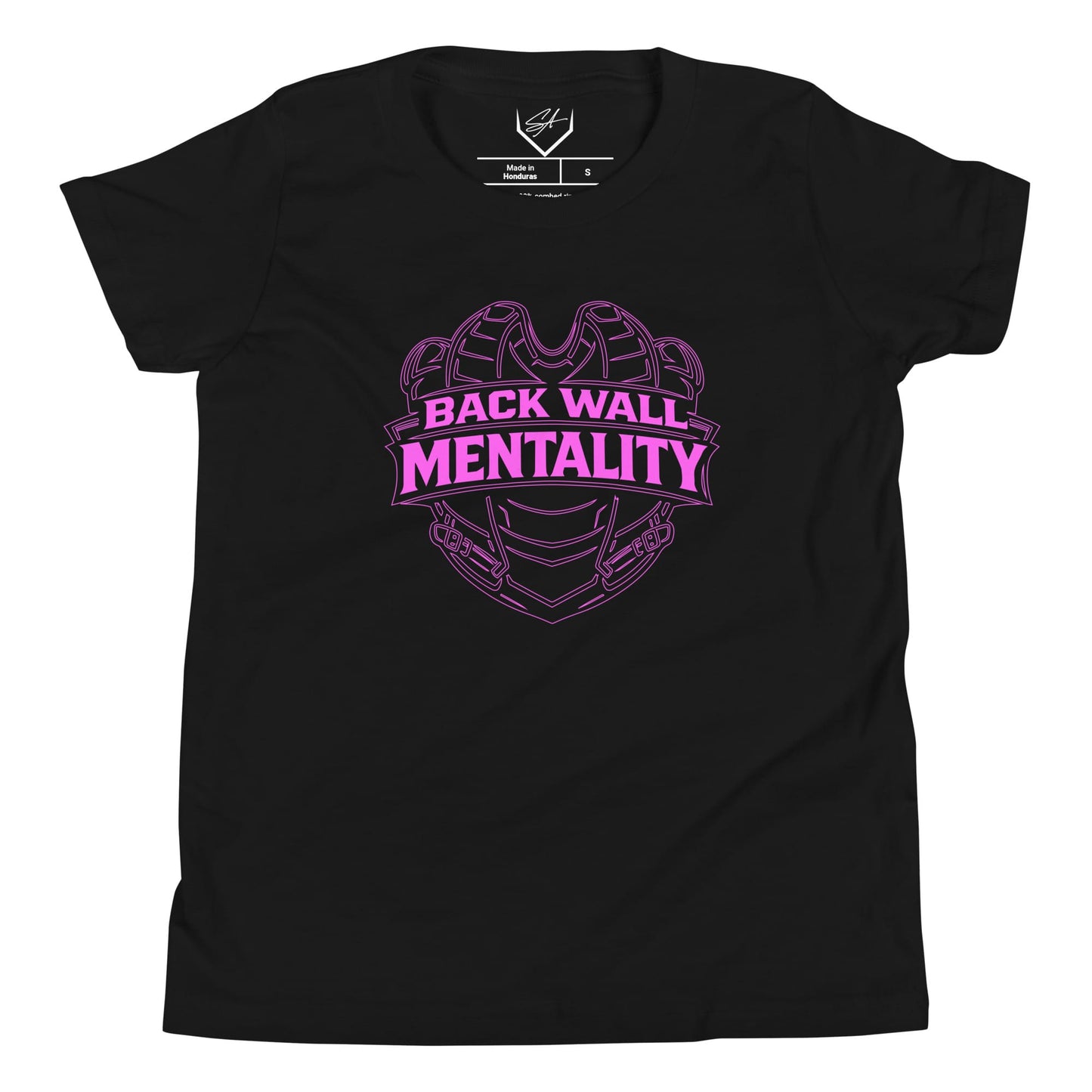 SA Apparel Youth Tee Black / S Backwall Mentality Pink - Youth Tee