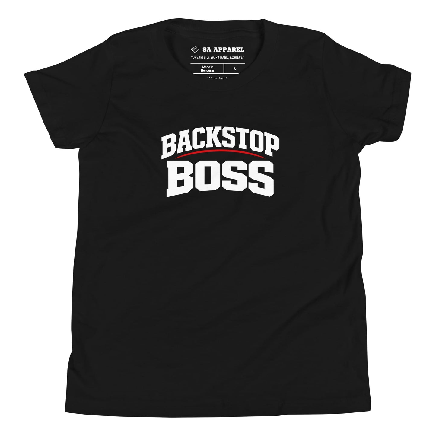 SA Apparel Youth Tee Black / S / Soft Style/Cotton Backstop Boss - Youth Tee