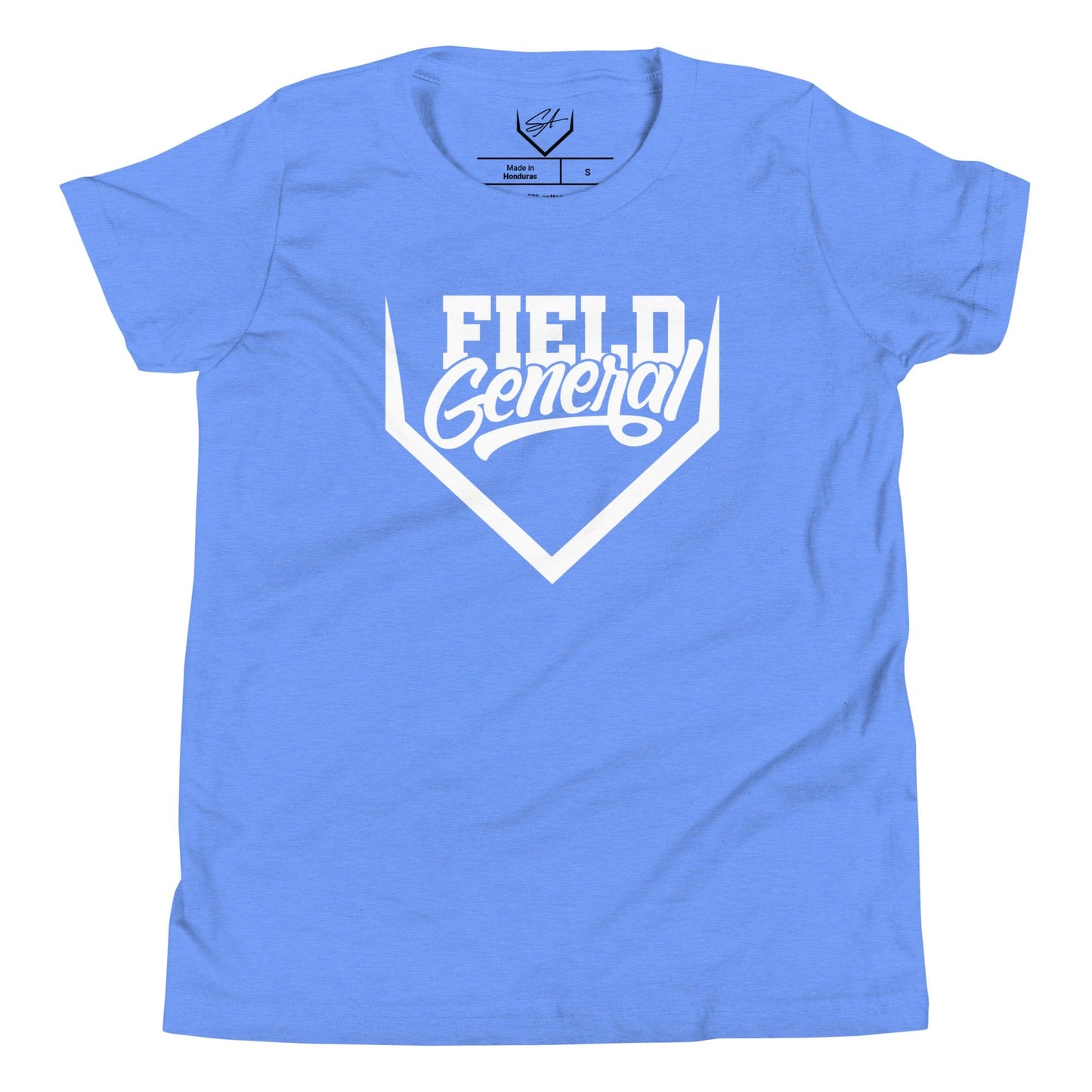 SA Apparel Youth Tee Heather Columbia Blue / S Field General - Youth Tee