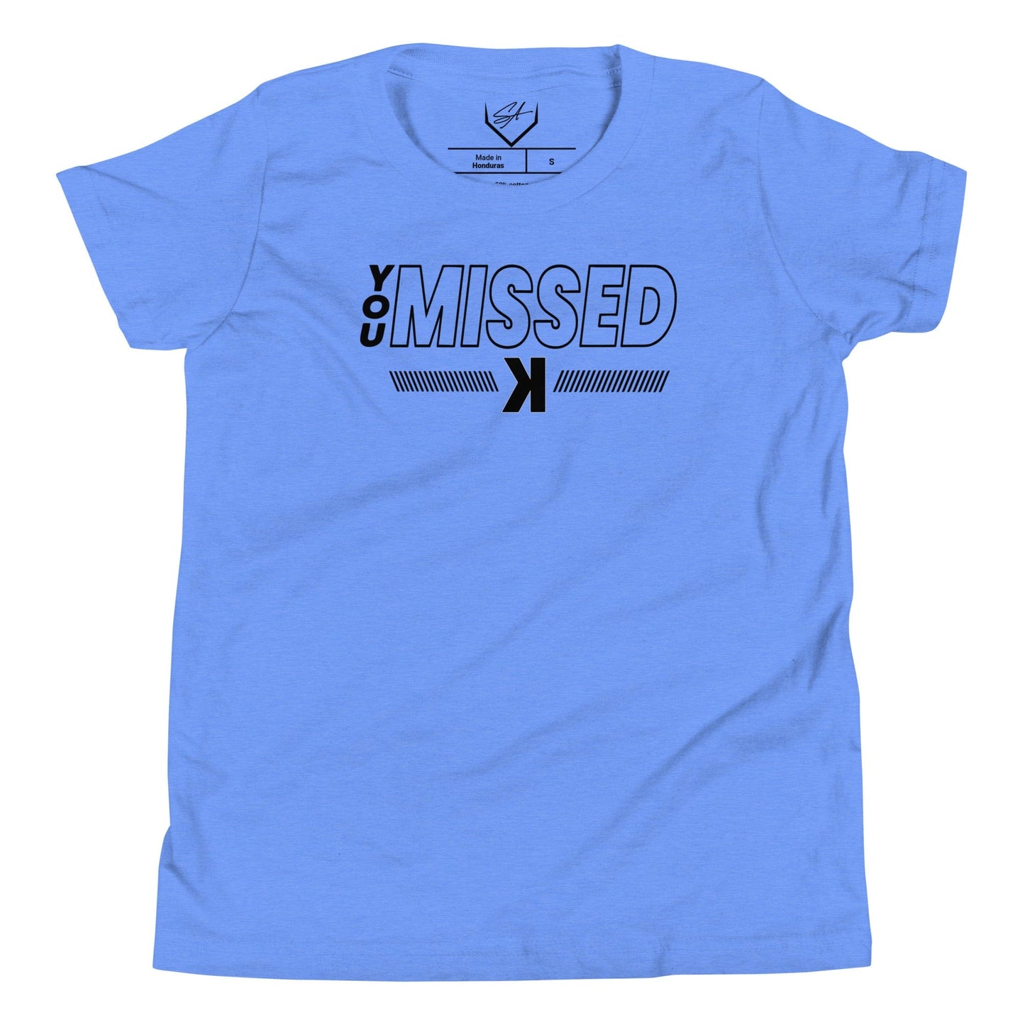 SA Apparel Youth Tee Heather Columbia Blue / S You Missed - Youth Tee