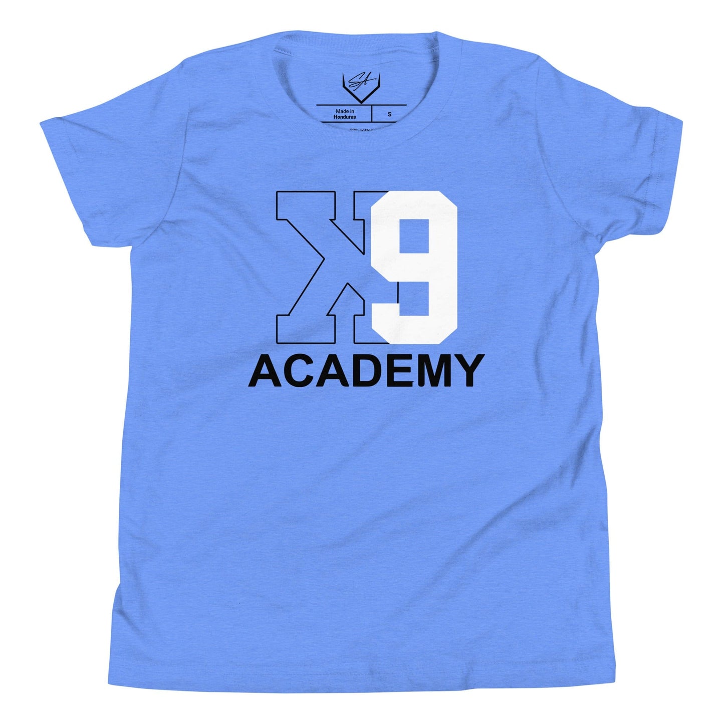 SA Apparel Youth Tee Heather Columbia Blue / S K9 Academy - Youth Tee