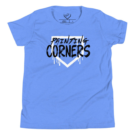 SA Apparel Youth Tee Heather Columbia Blue / S Painting Corners - Youth Tee