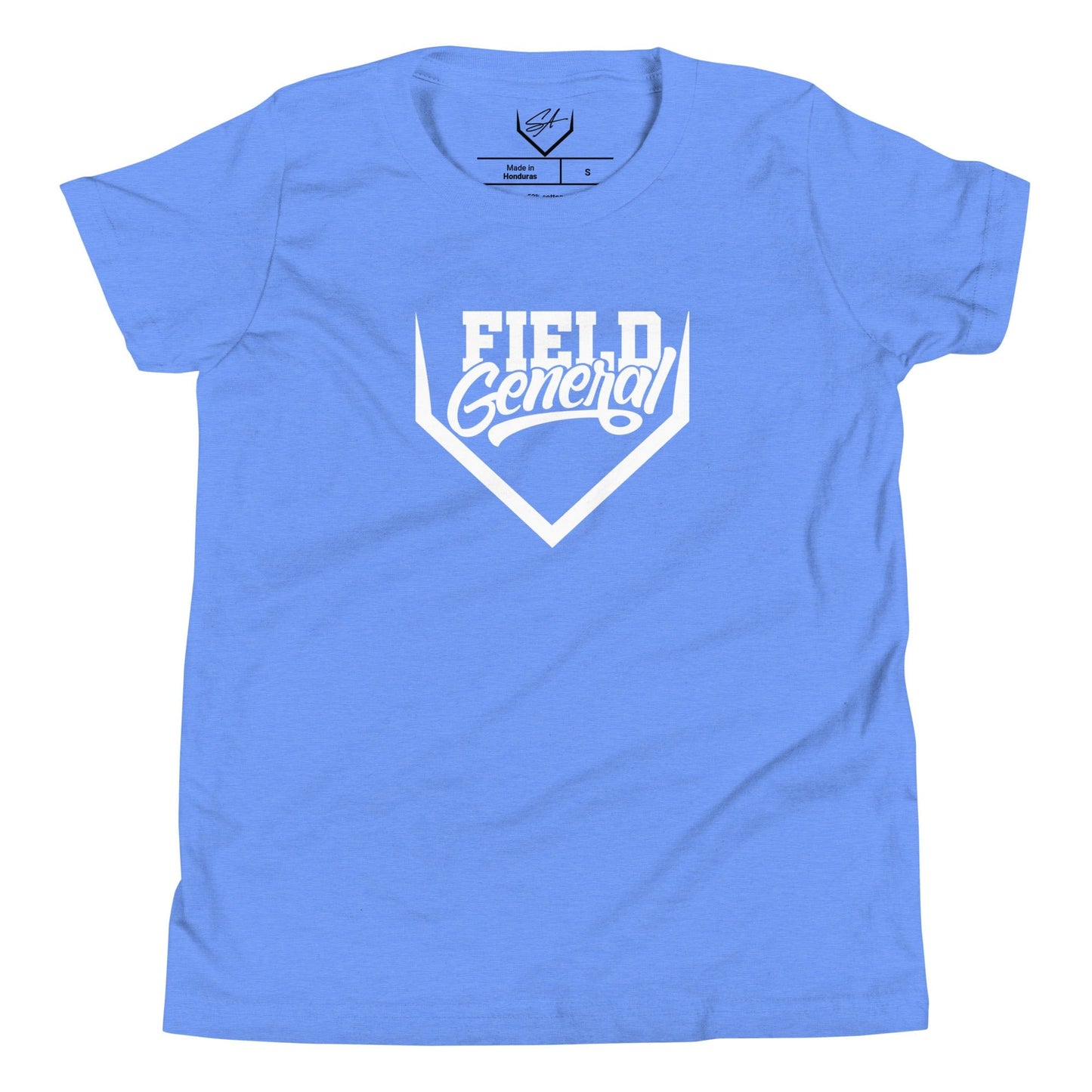 SA Apparel Youth Tee Heather Columbia Blue / S Field General - Youth Tee