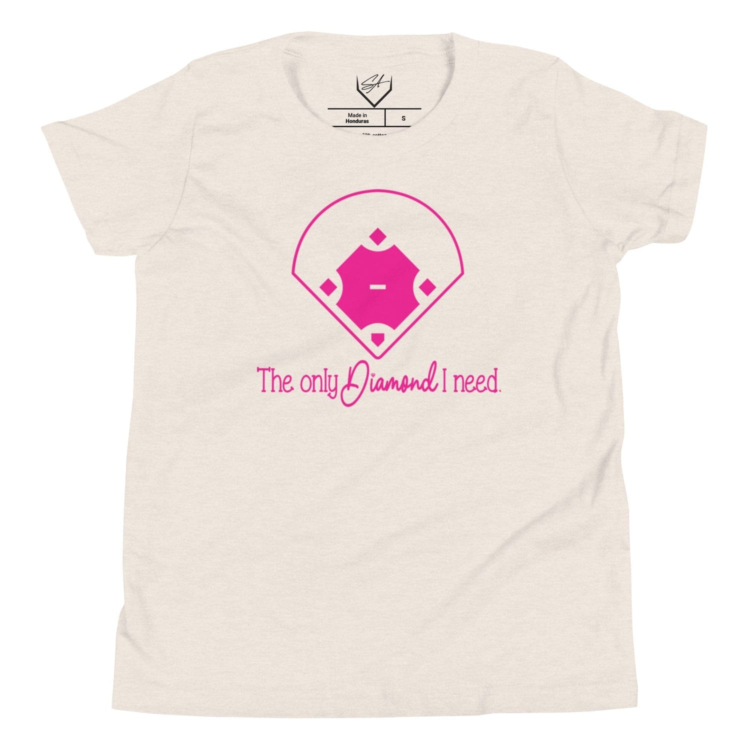 SA Apparel Natural / S The Only Diamond I Need - Youth Tee