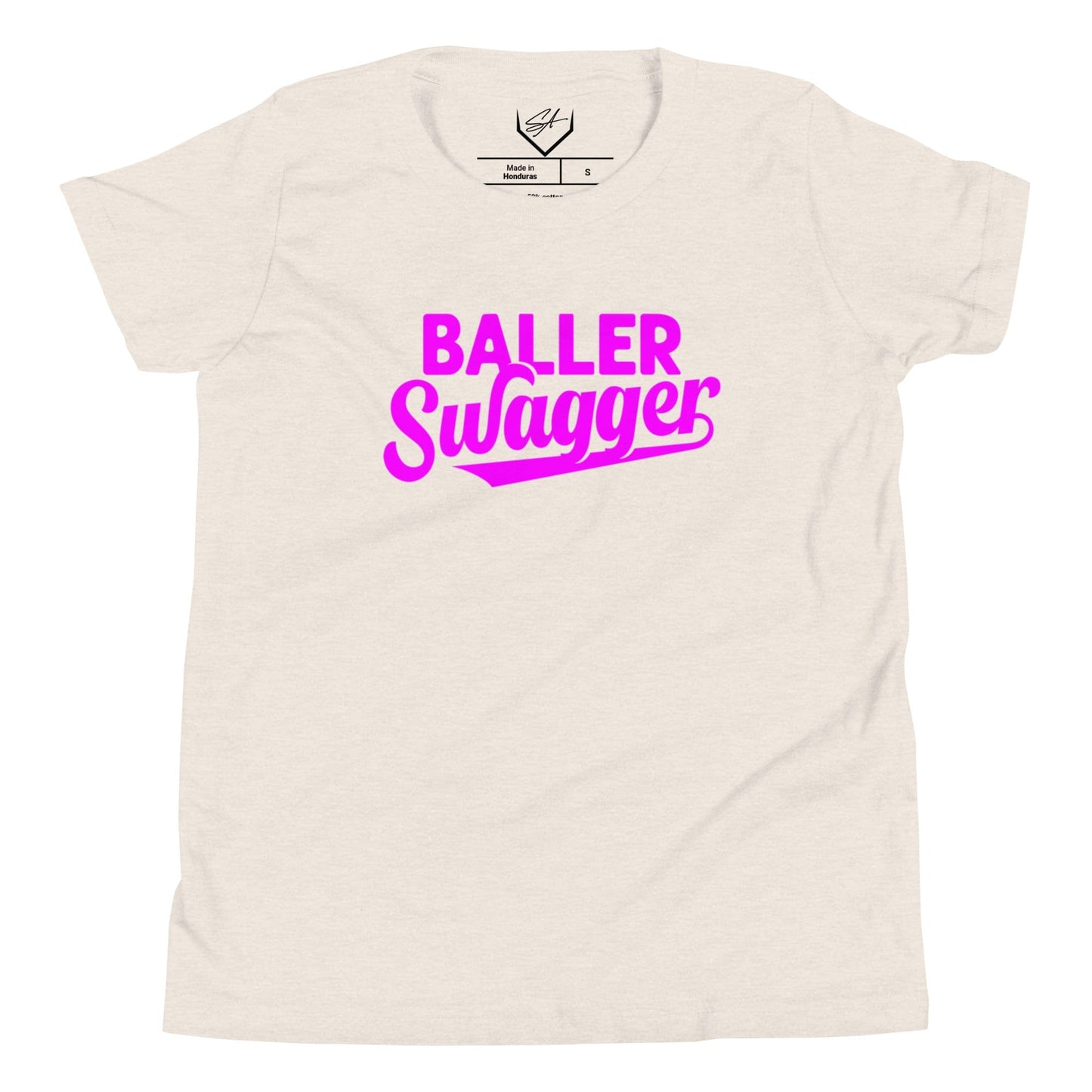 Baller Swagger Pink- Youth Tee