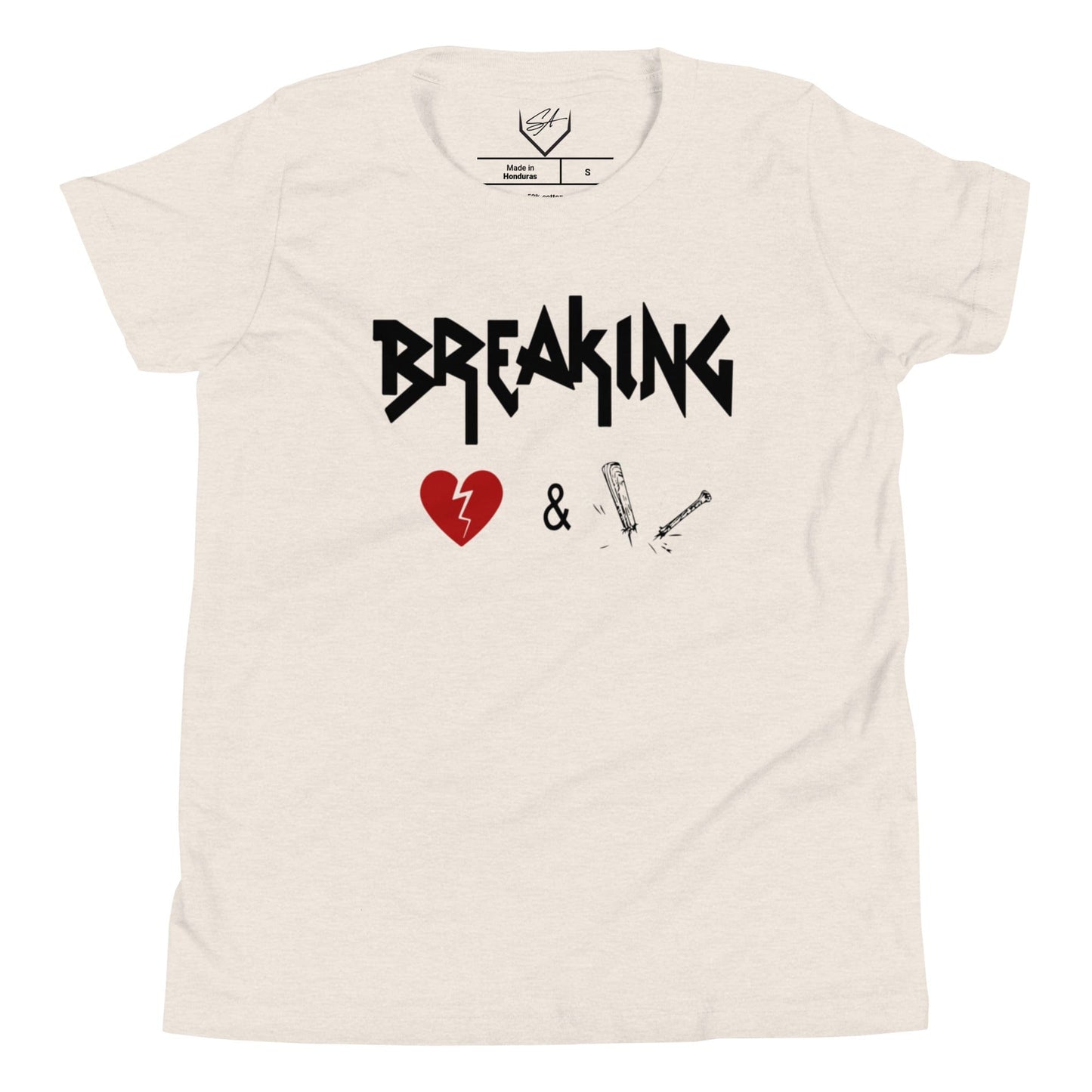 Breaking Hearts And Bats - Youth Tee