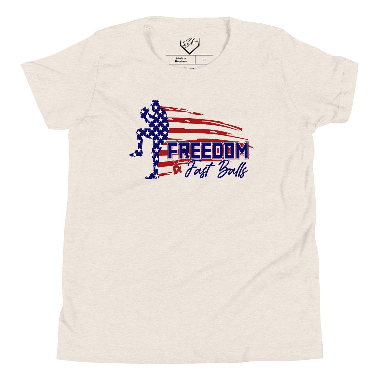 Freedom & Fastballs Baseball - Youth Tee