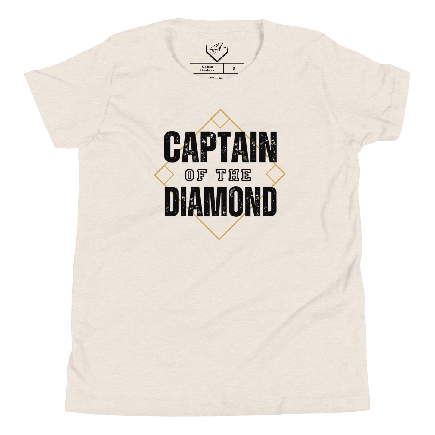 SA Apparel Youth Tee Heather Dust / S Captain Of The Diamond - Youth Tee