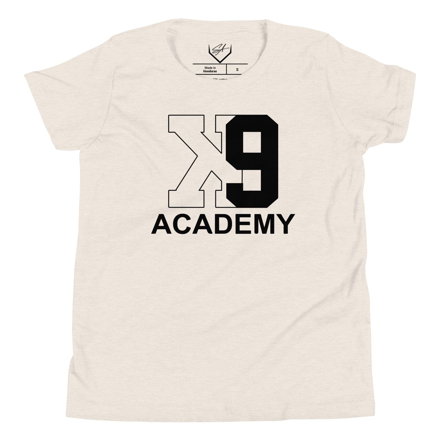 SA Apparel Youth Tee Heather Dust / S K9 Academy - Youth Tee