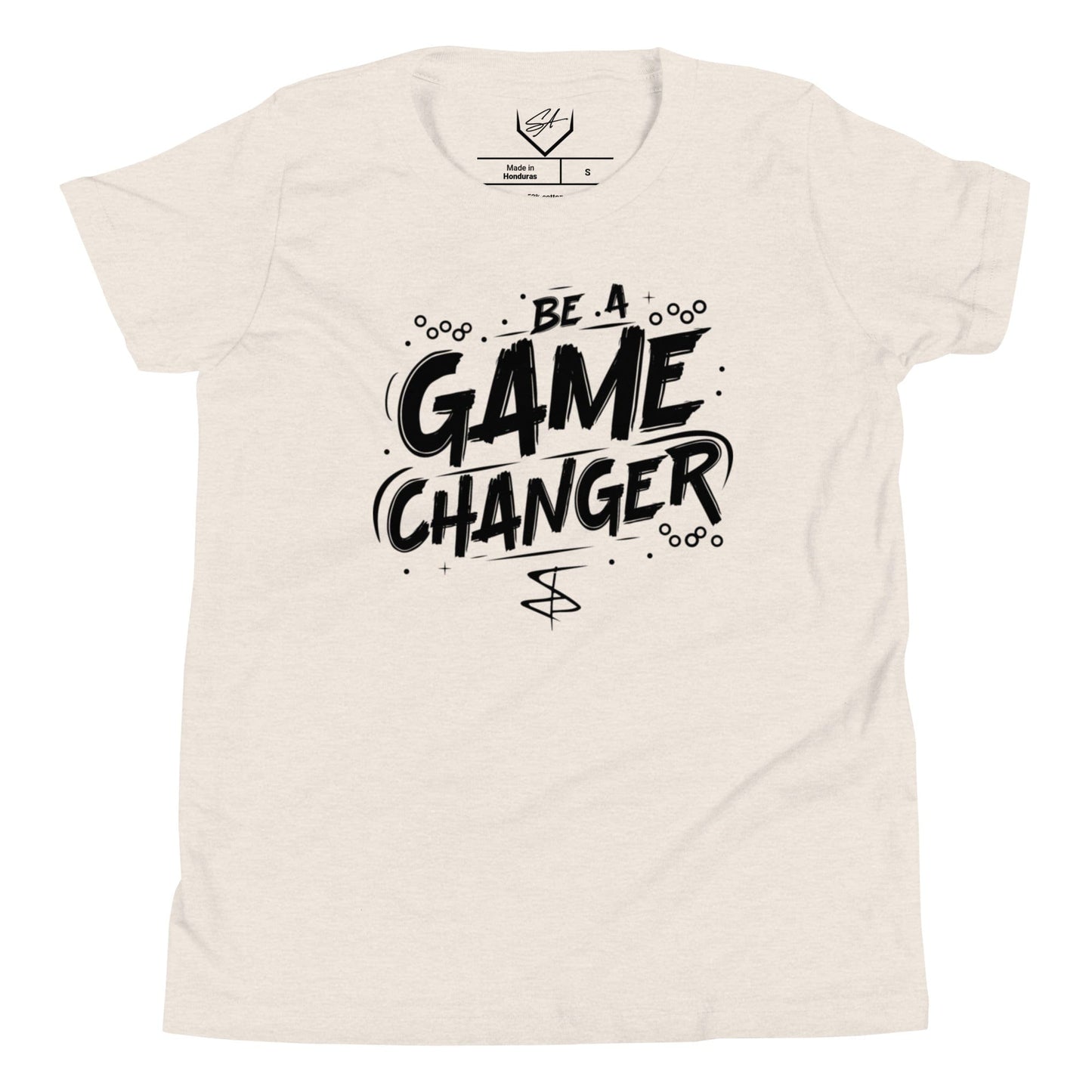 SA Apparel Heather Dust / S Be A Game Changer - Youth Tee