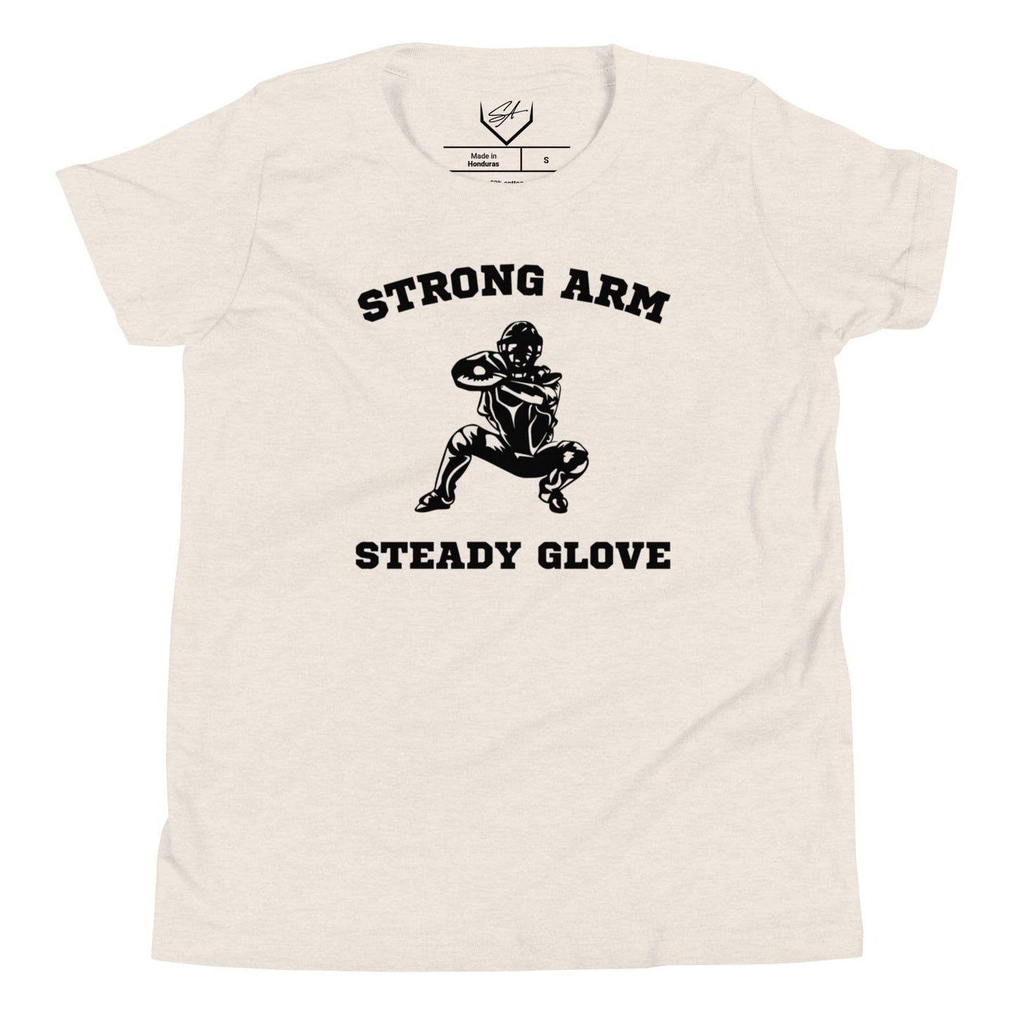 SA Apparel Heather Dust / S Strong Arm, Steady Glove - Youth Tee