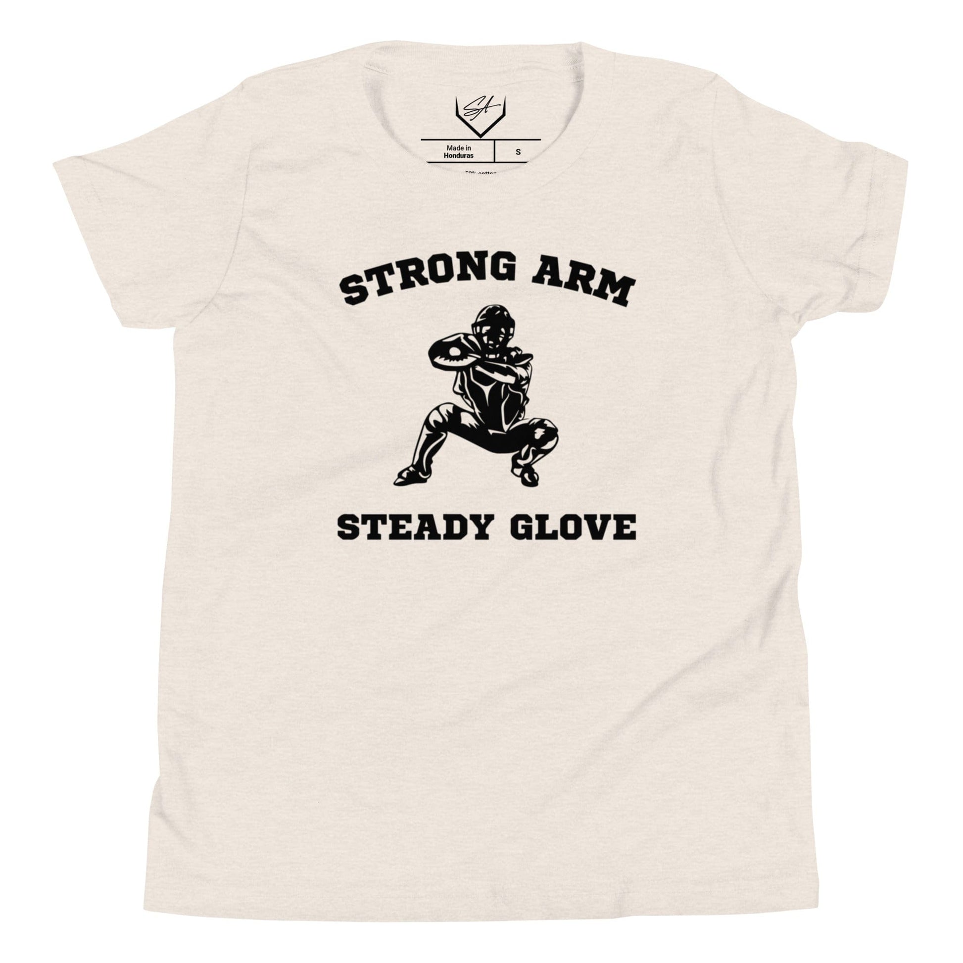 SA Apparel Heather Dust / S Strong Arm, Steady Glove - Youth Tee