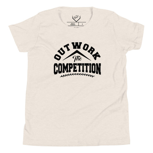 SA Apparel Youth Tee Natural / S Outwork The Competition - Youth Tee