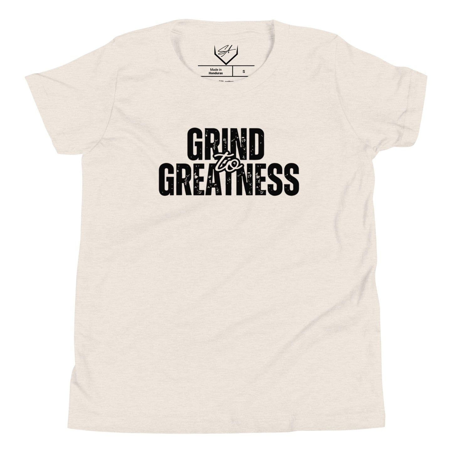 SA Apparel Youth Tee Natural / S Grind To Greatness - Youth Tee