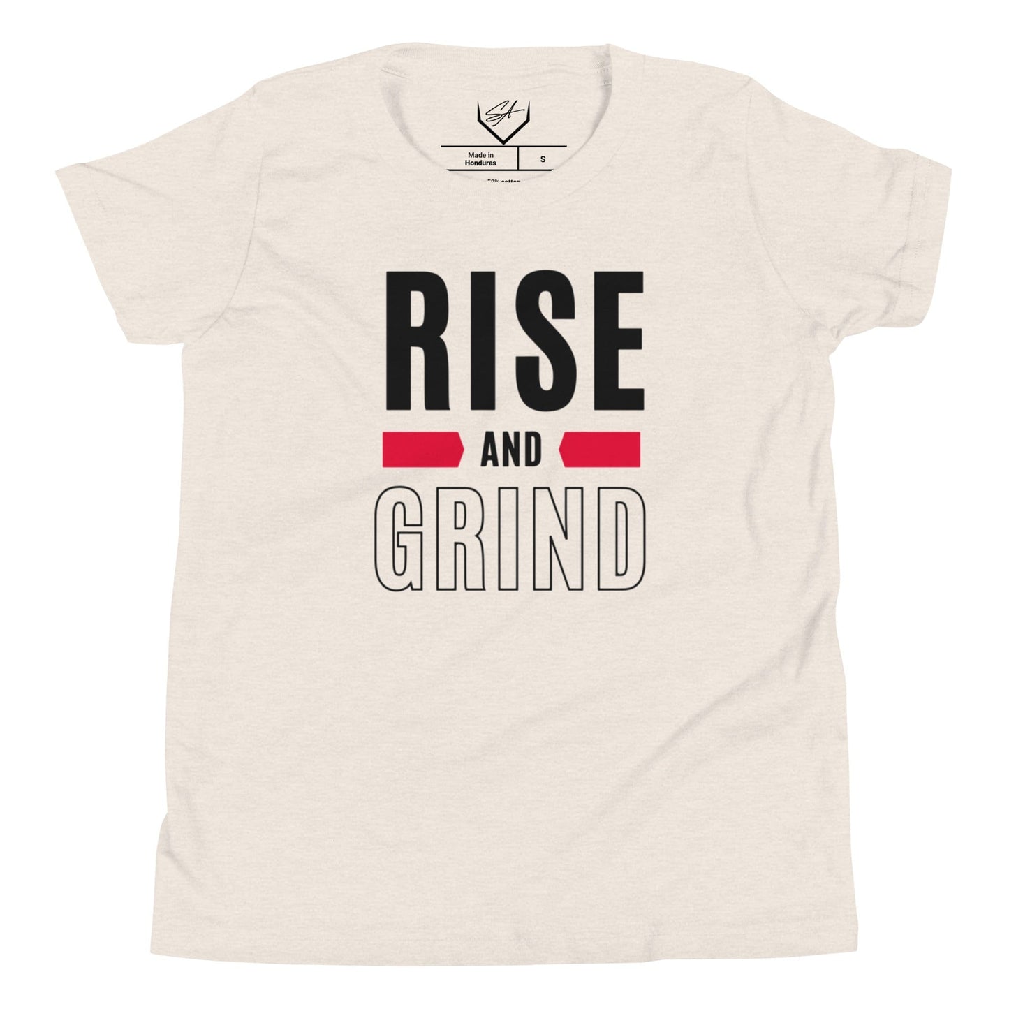 SA Apparel Youth Tee Natural / S Rise And Grind - Youth Tee