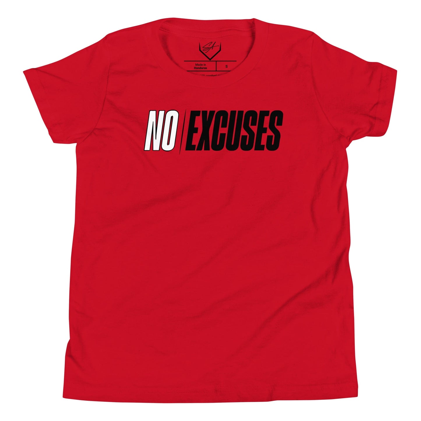 SA Apparel Youth Tee Red / S No Excuses - Youth Tee