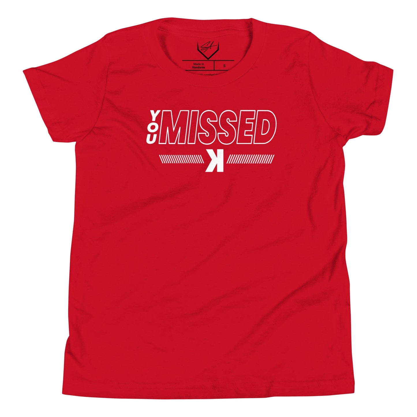 SA Apparel Youth Tee Red / S You Missed - Youth Tee