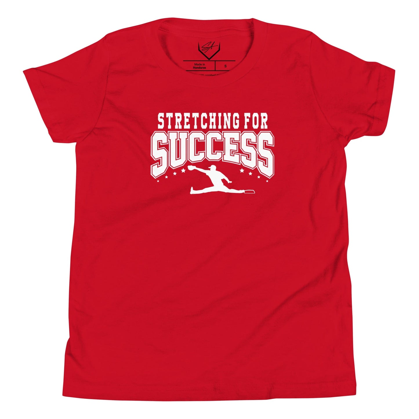 SA Apparel Youth Tee Red / S Stretching For Success - Youth Tee