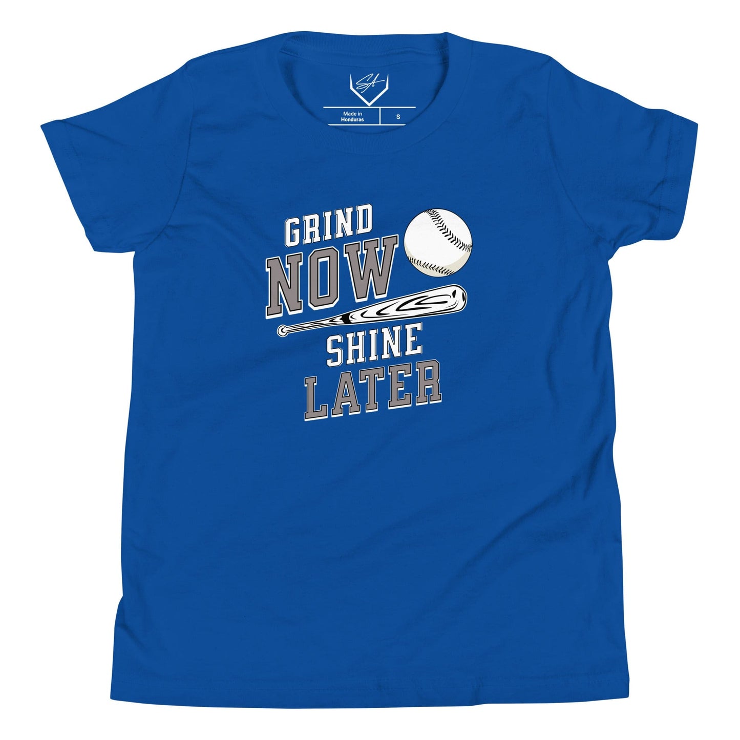 SA Apparel Youth Tee Royal / S Grind Now Shine Later - Youth Tee