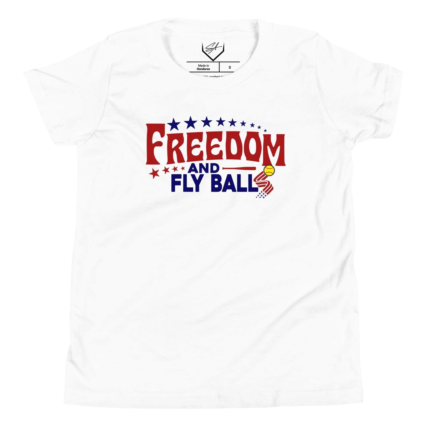 Freedom & Fly Balls Softball - Youth Tee