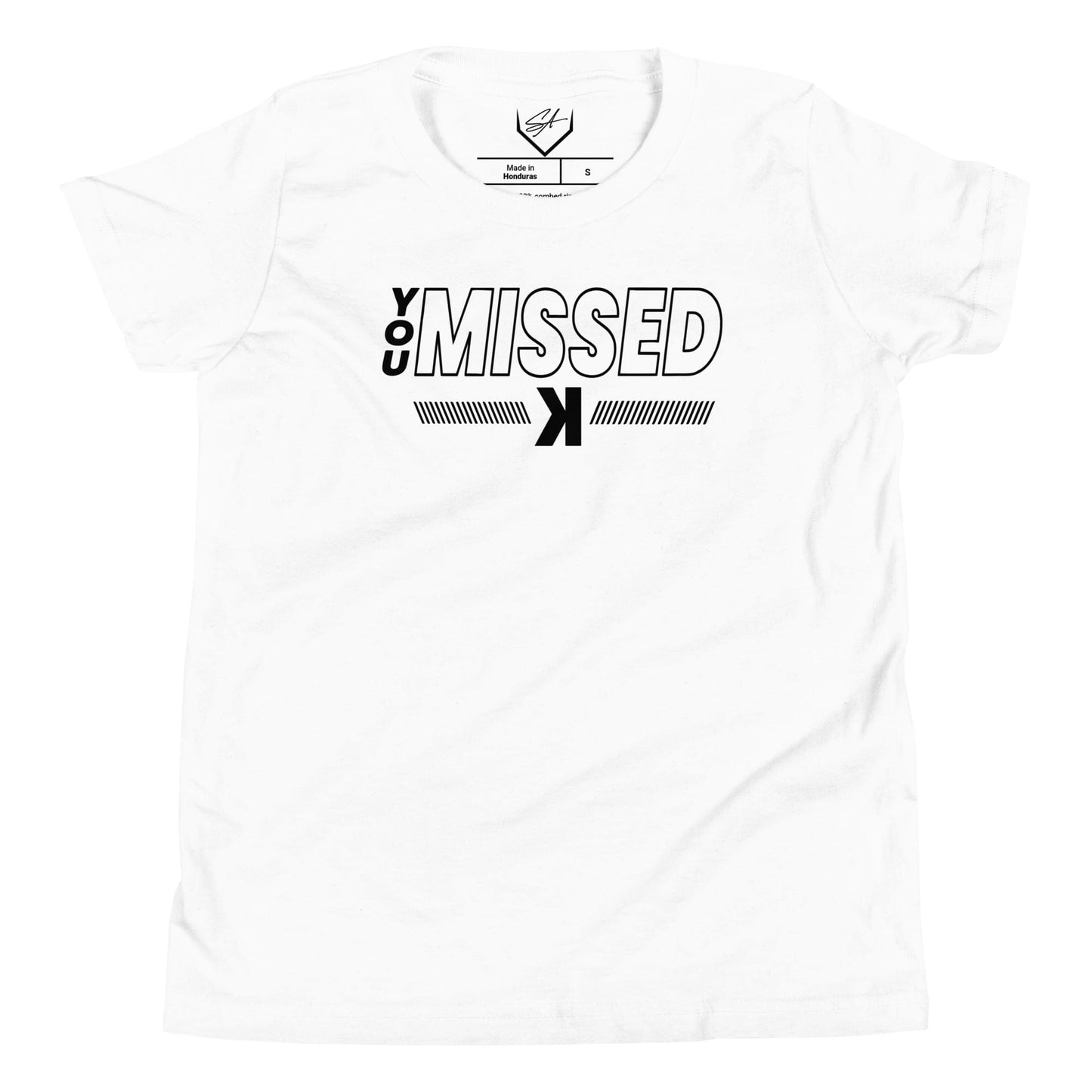 SA Apparel Youth Tee White / S You Missed - Youth Tee