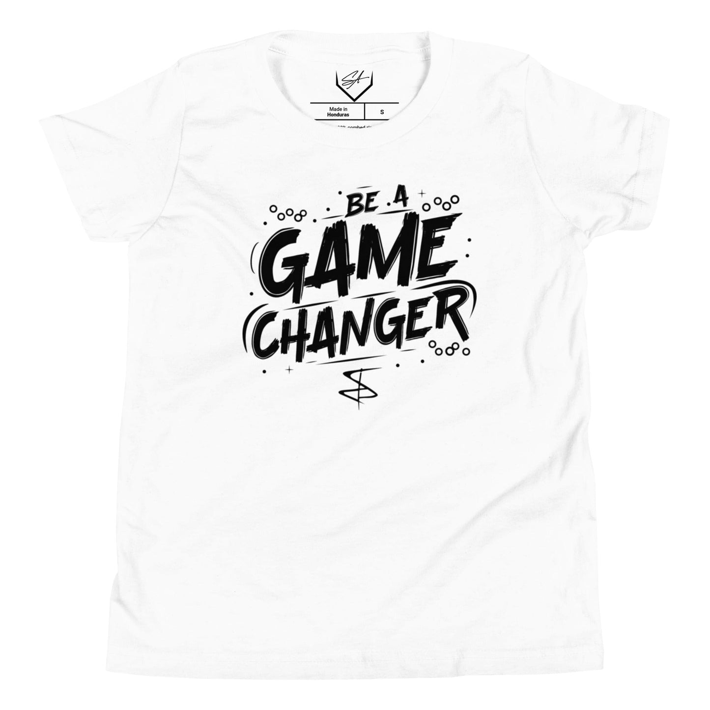 SA Apparel White / S Be A Game Changer - Youth Tee