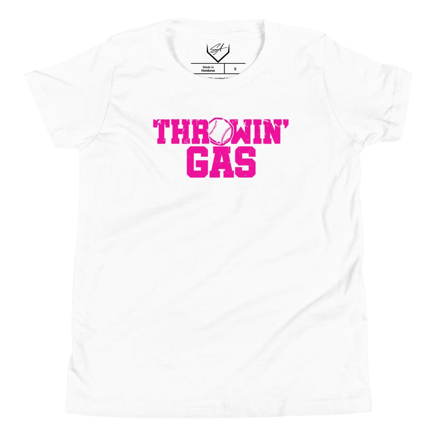 SA Apparel Youth Tee White / S Throwin' Gas - Youth Tee