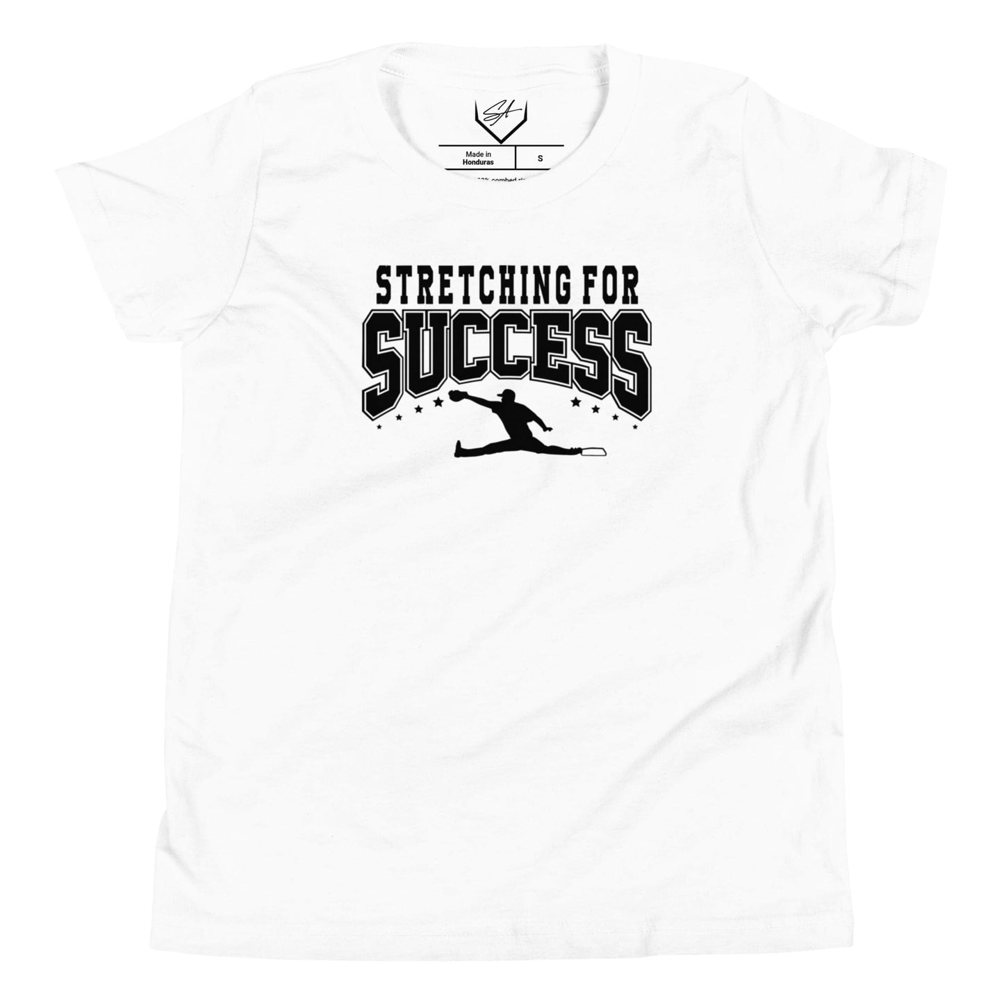 SA Apparel Youth Tee White / S Stretching For Success - Youth Tee