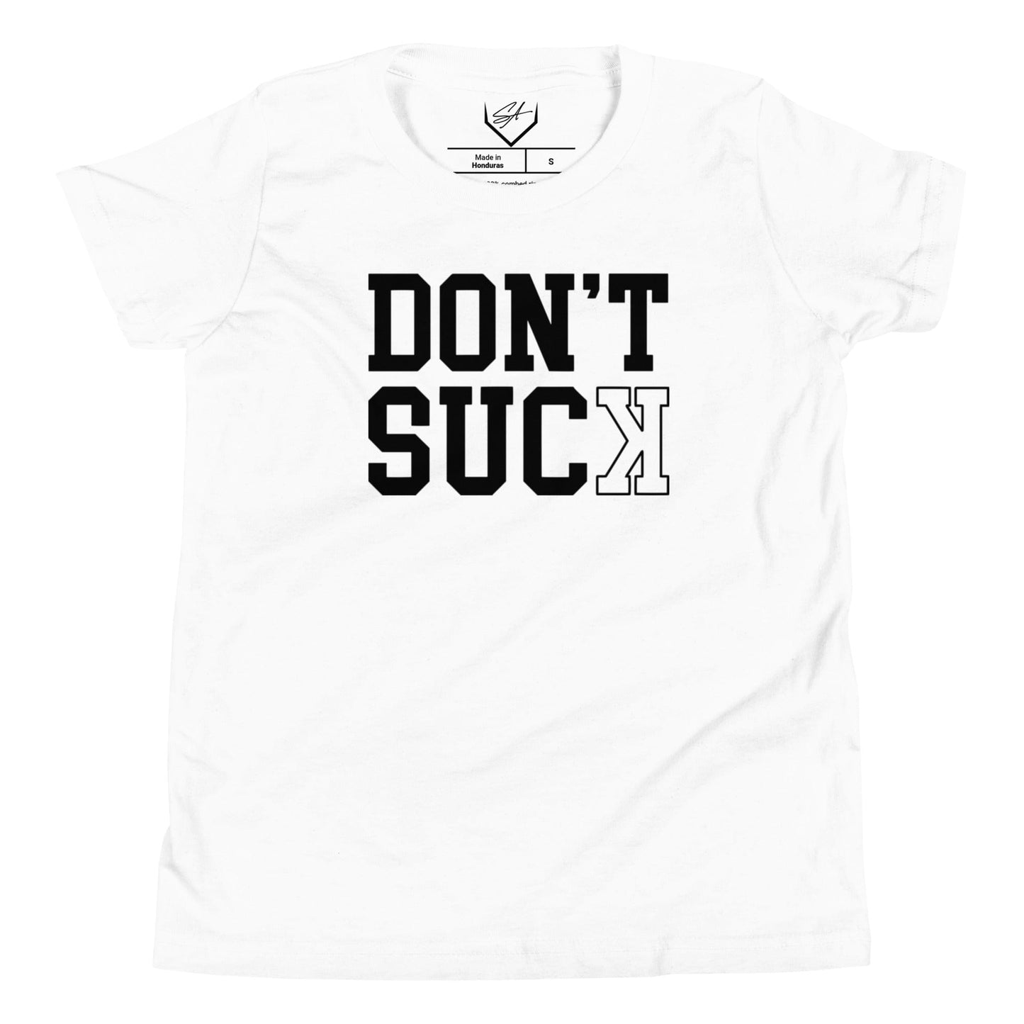 SA Apparel Youth Tee White / S Don't Suck - Youth Tee