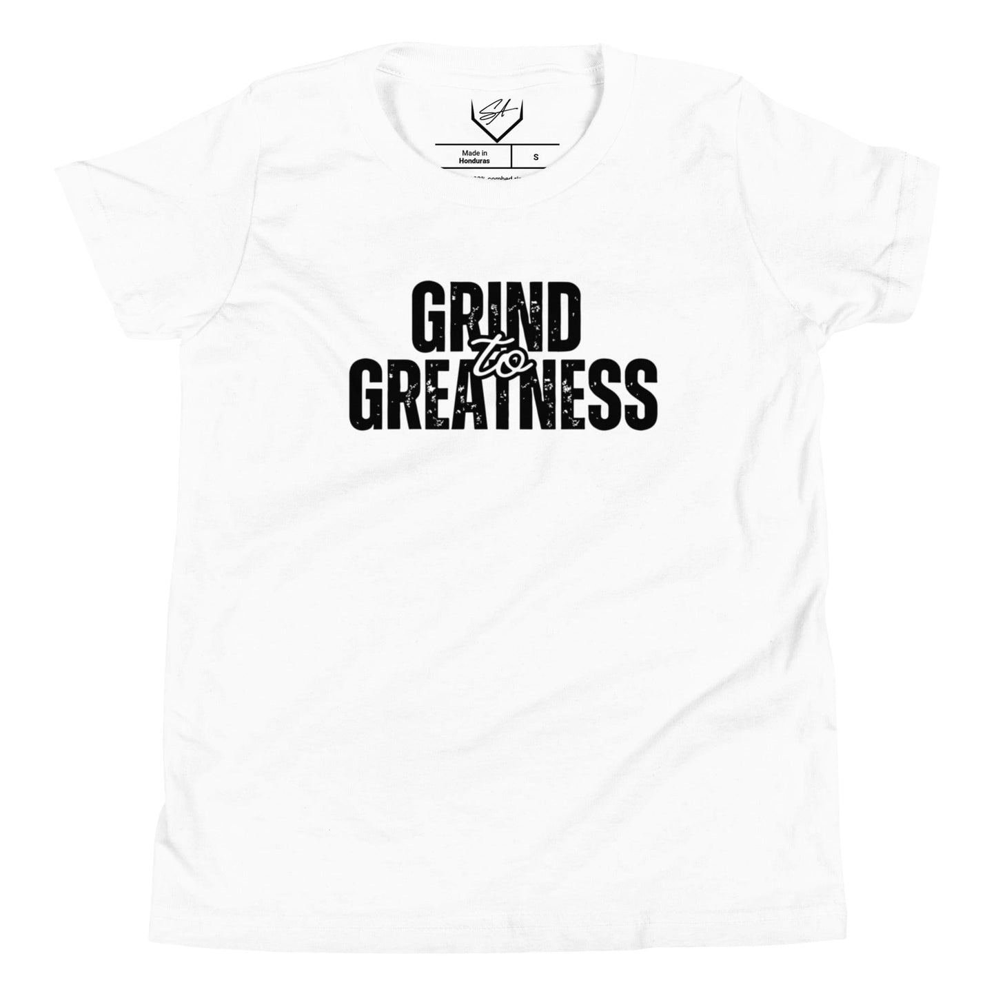 SA Apparel Youth Tee White / S Grind To Greatness - Youth Tee