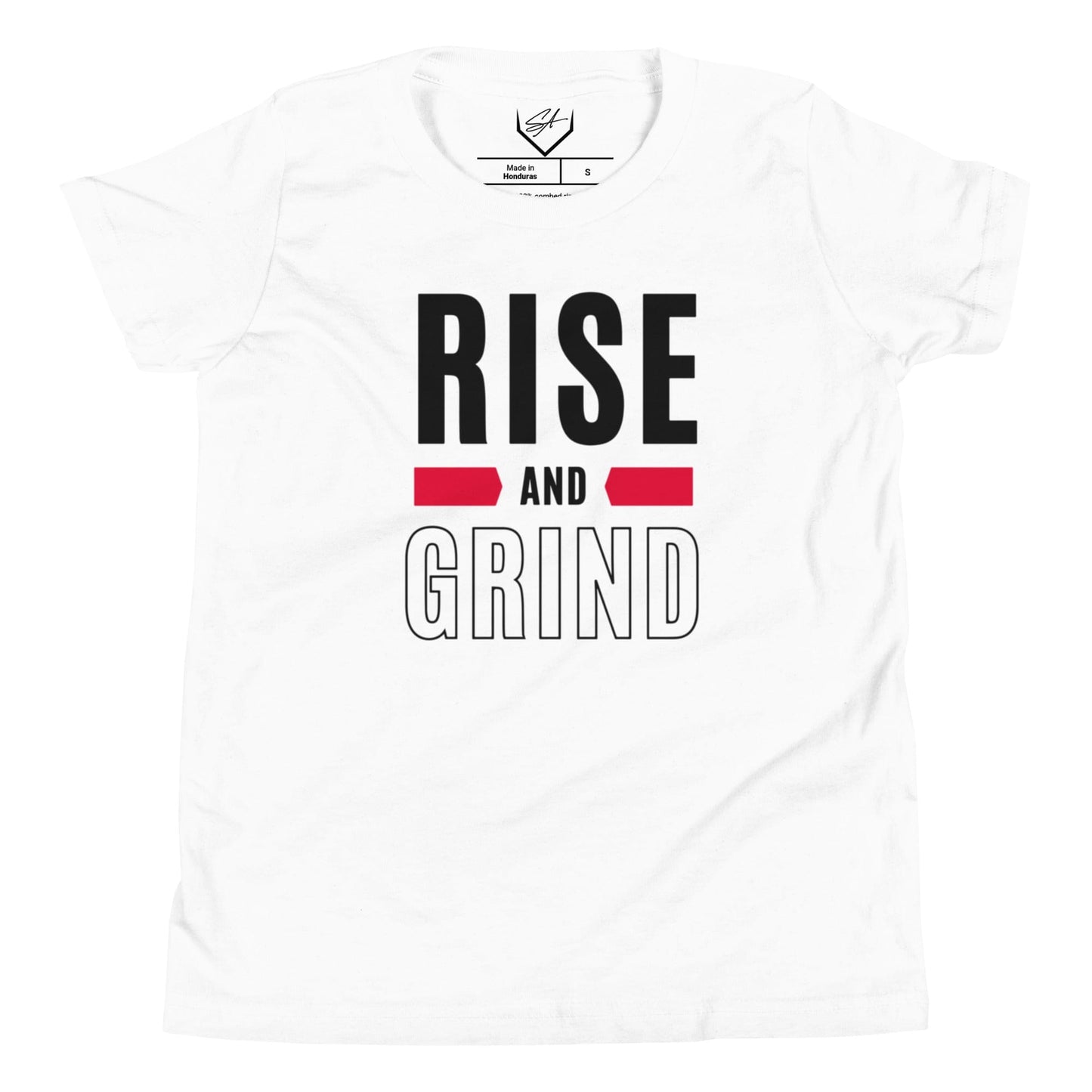 SA Apparel Youth Tee White / S Rise And Grind - Youth Tee