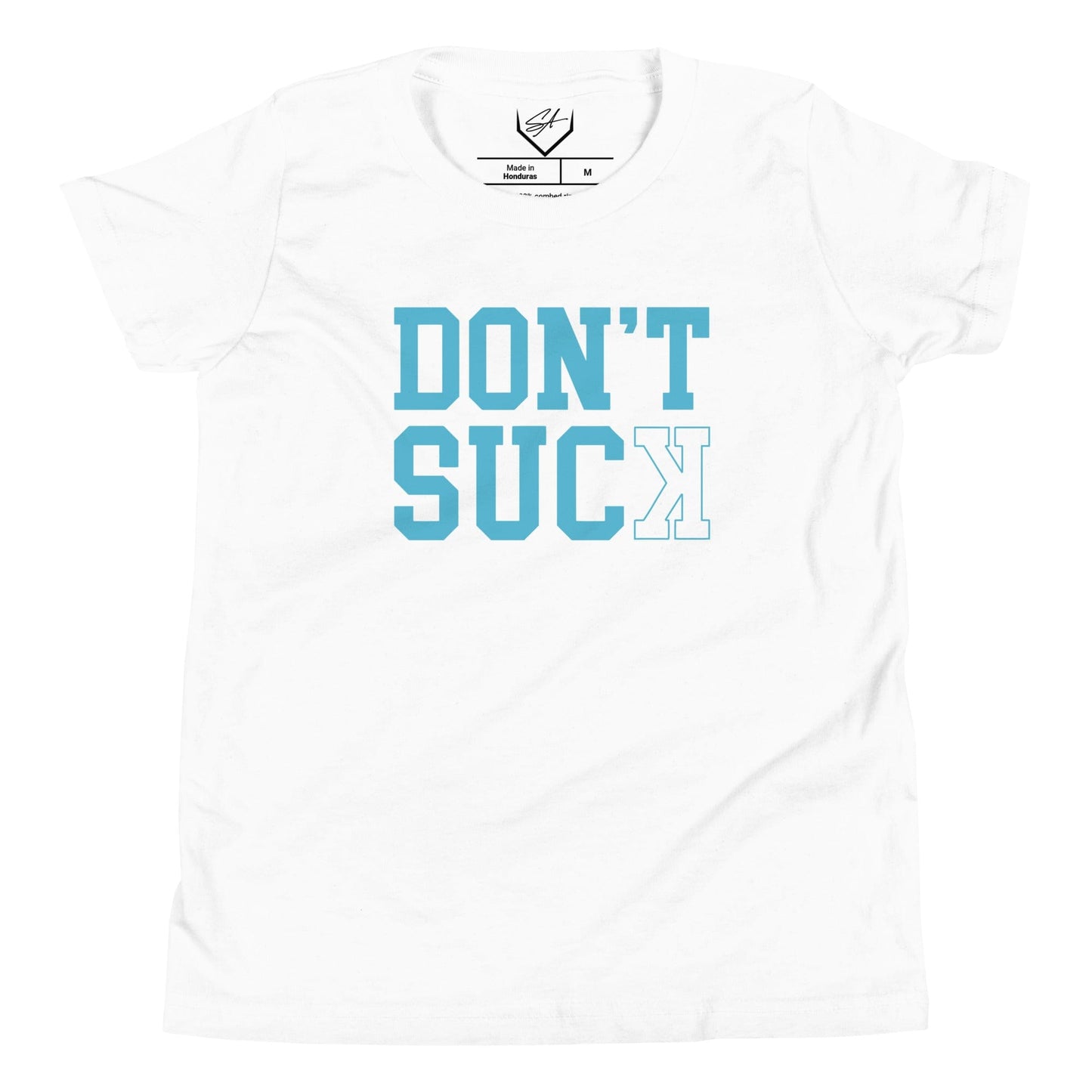 SA Apparel Youth Tee White / M Don't Suck Teal - Youth Tee