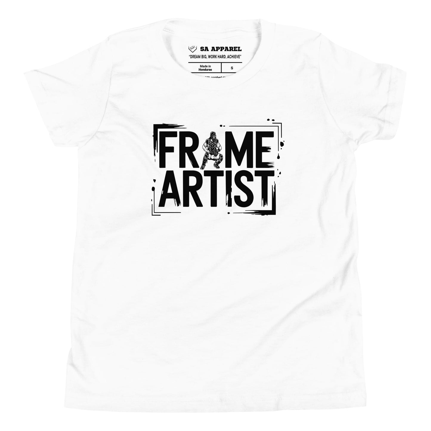 SA Apparel White / S Frame Artist - Youth Tee