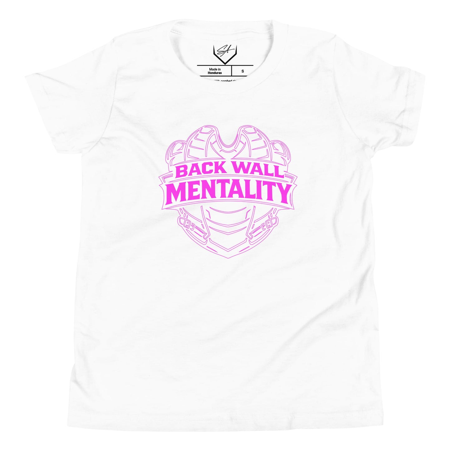 SA Apparel Youth Tee White / S Backwall Mentality Pink - Youth Tee